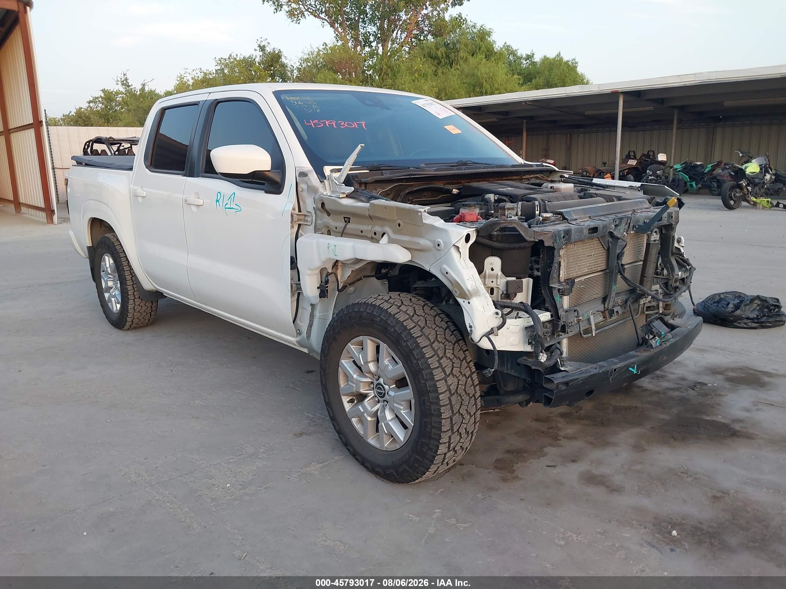2022 Nissan Frontier VIN 1N6ED1EJ1NN621353 — IAAI salvage auction photo