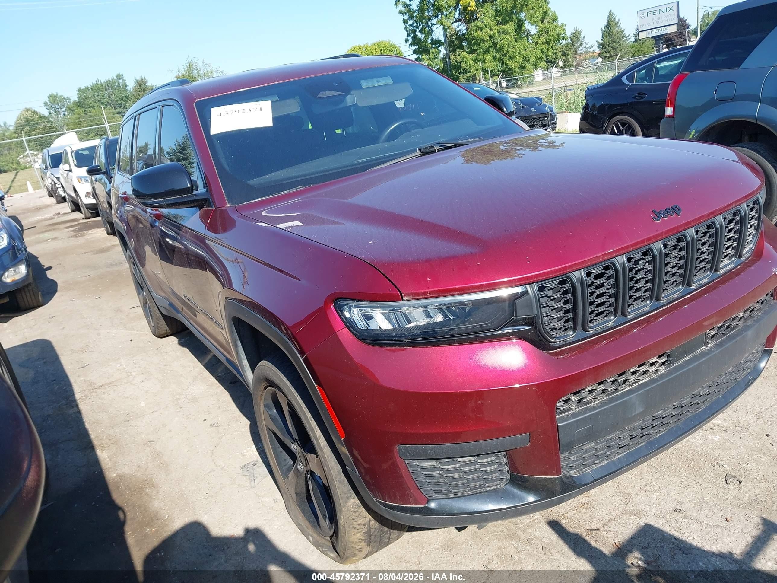 2023 Jeep Grand Cherokee L VIN 1C4RJKAG1P8809644 — IAAI salvage auction photo