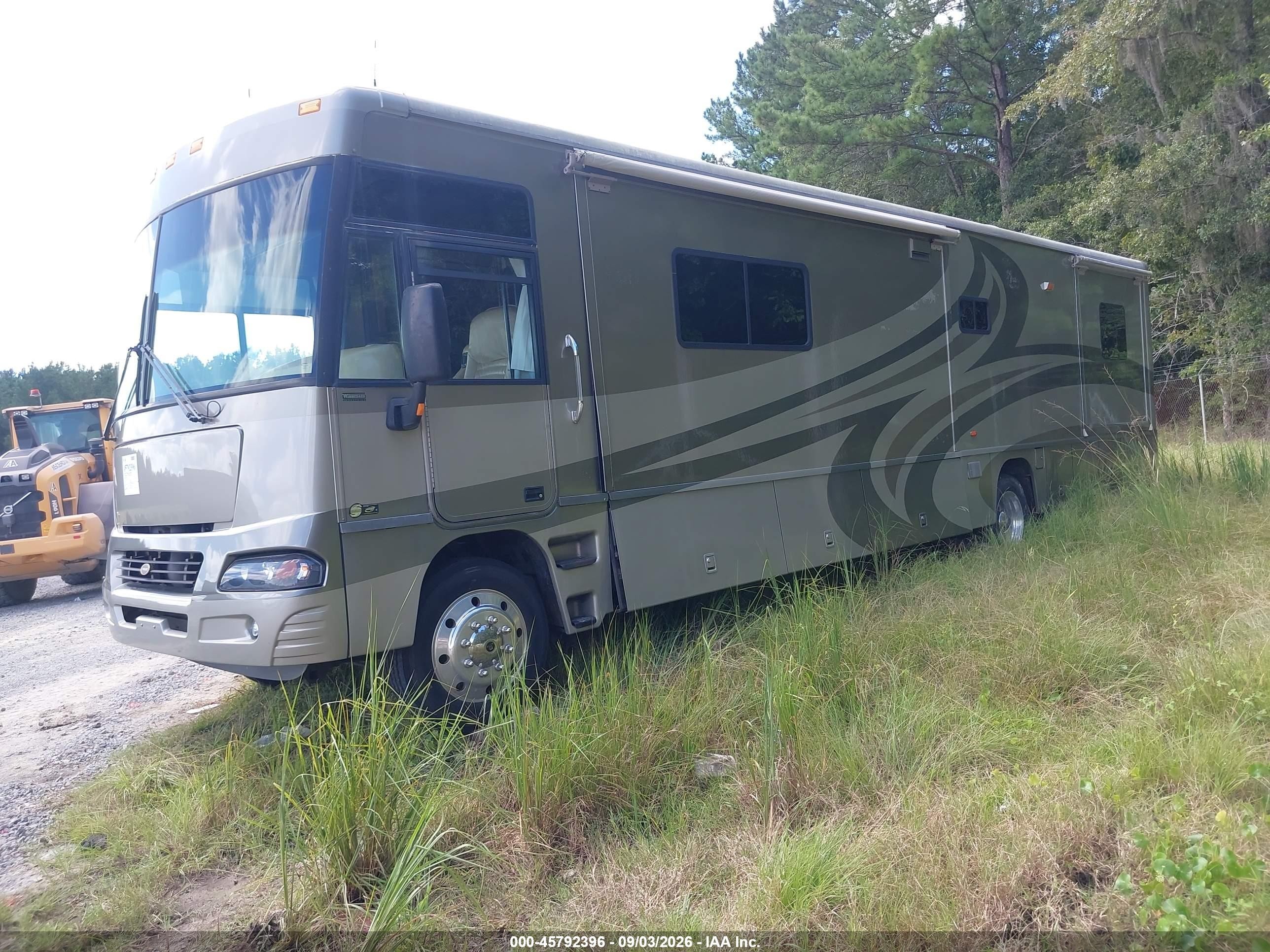 2004 Workhorse Custom Chassis Motorhome Chassis VIN 5B4MPA7G443394554 IAAI salvage auction — Side, Salvage (South Carolina), sold $1,500 on 2026-09-29 (photo 2)