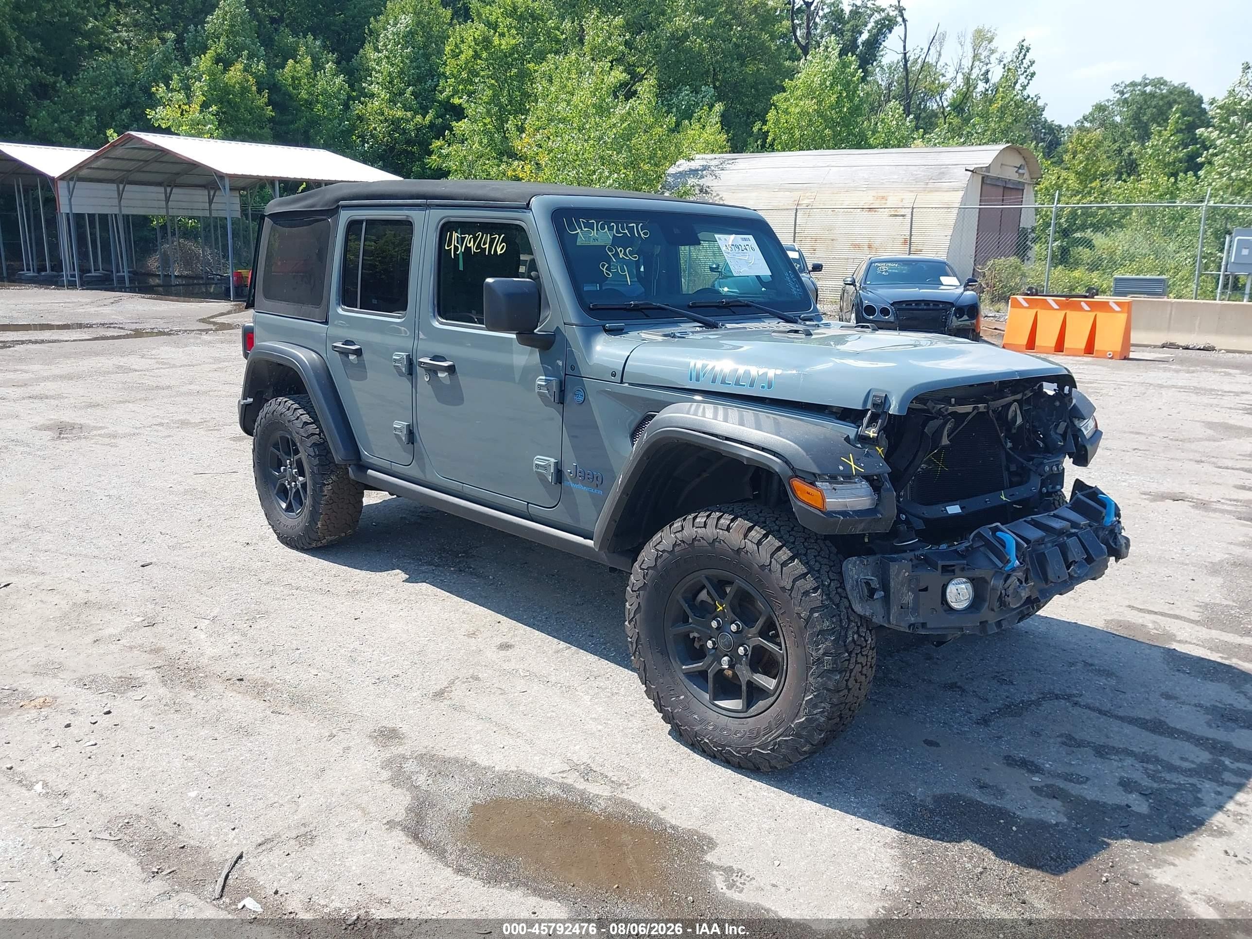 2024 Jeep Wrangler VIN 1C4RJXN62RW186483 — IAAI salvage auction photo