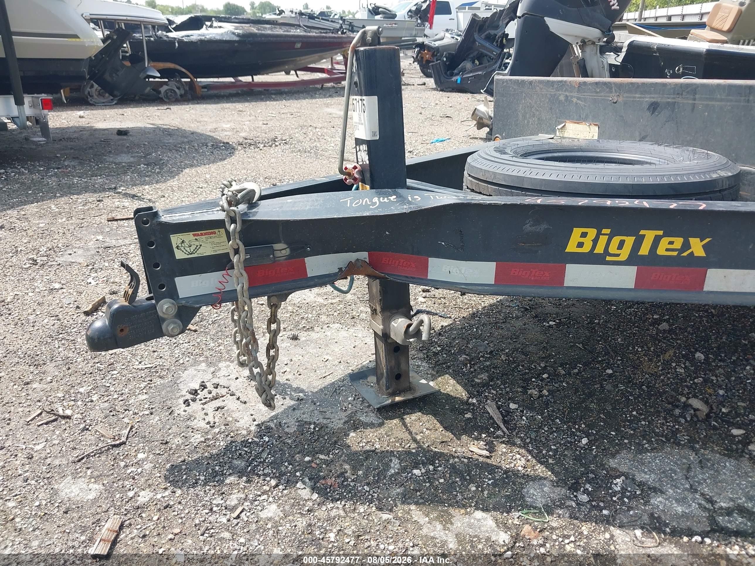 2023 Big Tex Trailer Co Inc Unknown VIN 16V1F2625P2267175 IAAI salvage auction — Front End, Salvage (Texas), sold $1,500 on 2026-09-23 (photo 6)