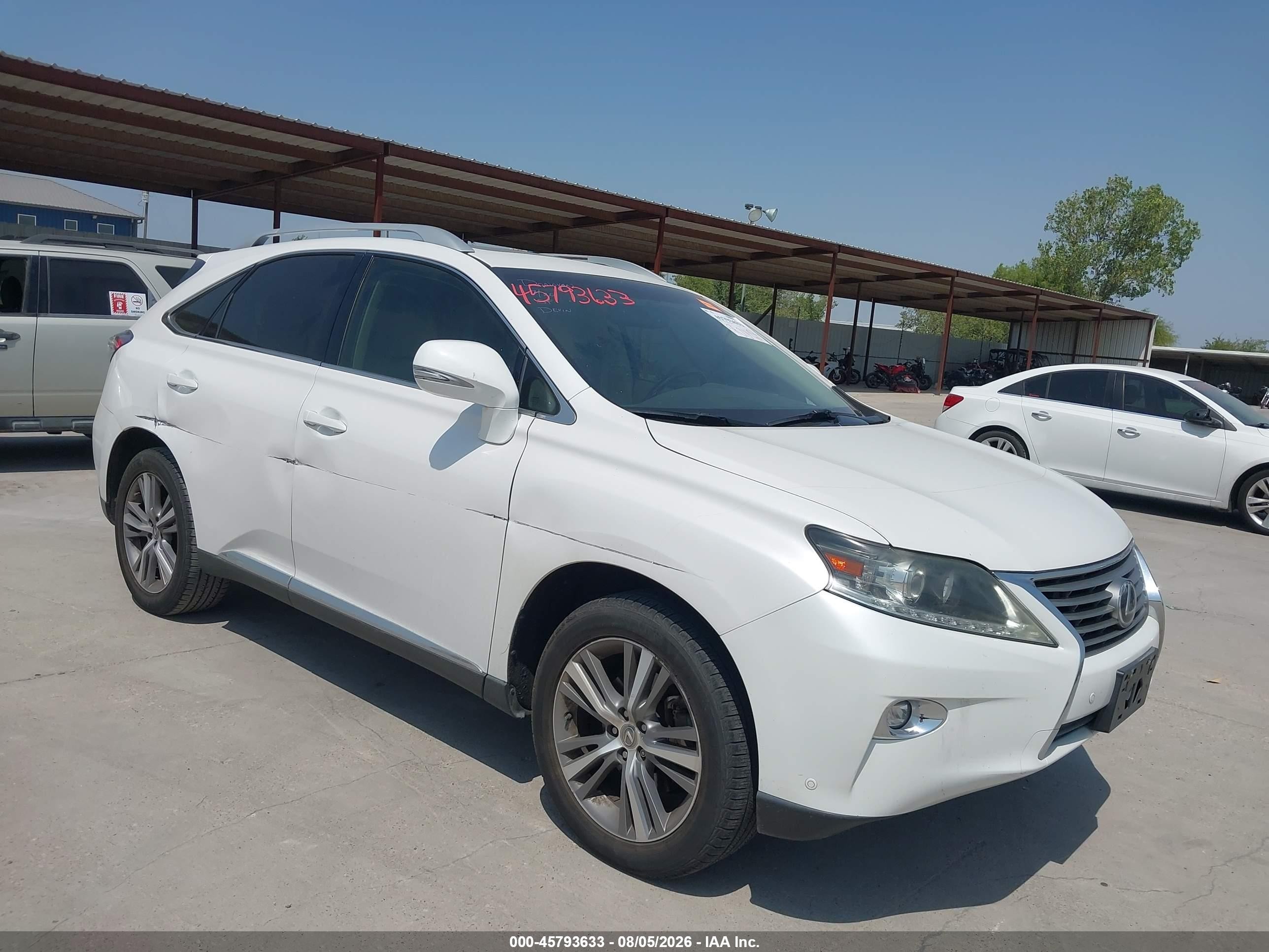 2015 Lexus RX 350 VIN 2T2ZK1BA3FC182476 — IAAI salvage auction photo