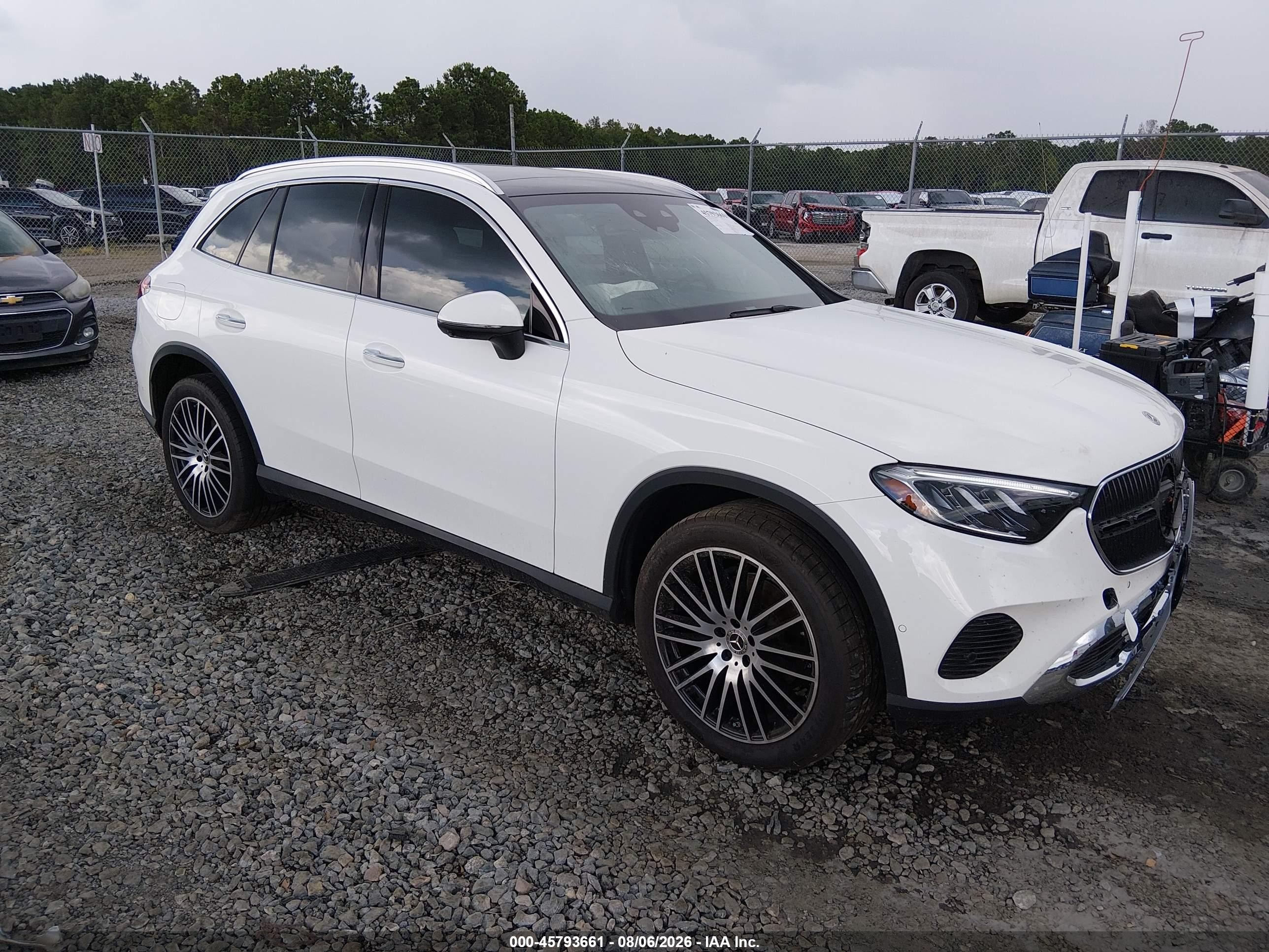 2024 Mercedes-Benz GLC-Class VIN W1NKM4GB9RF158867 — IAAI salvage auction photo