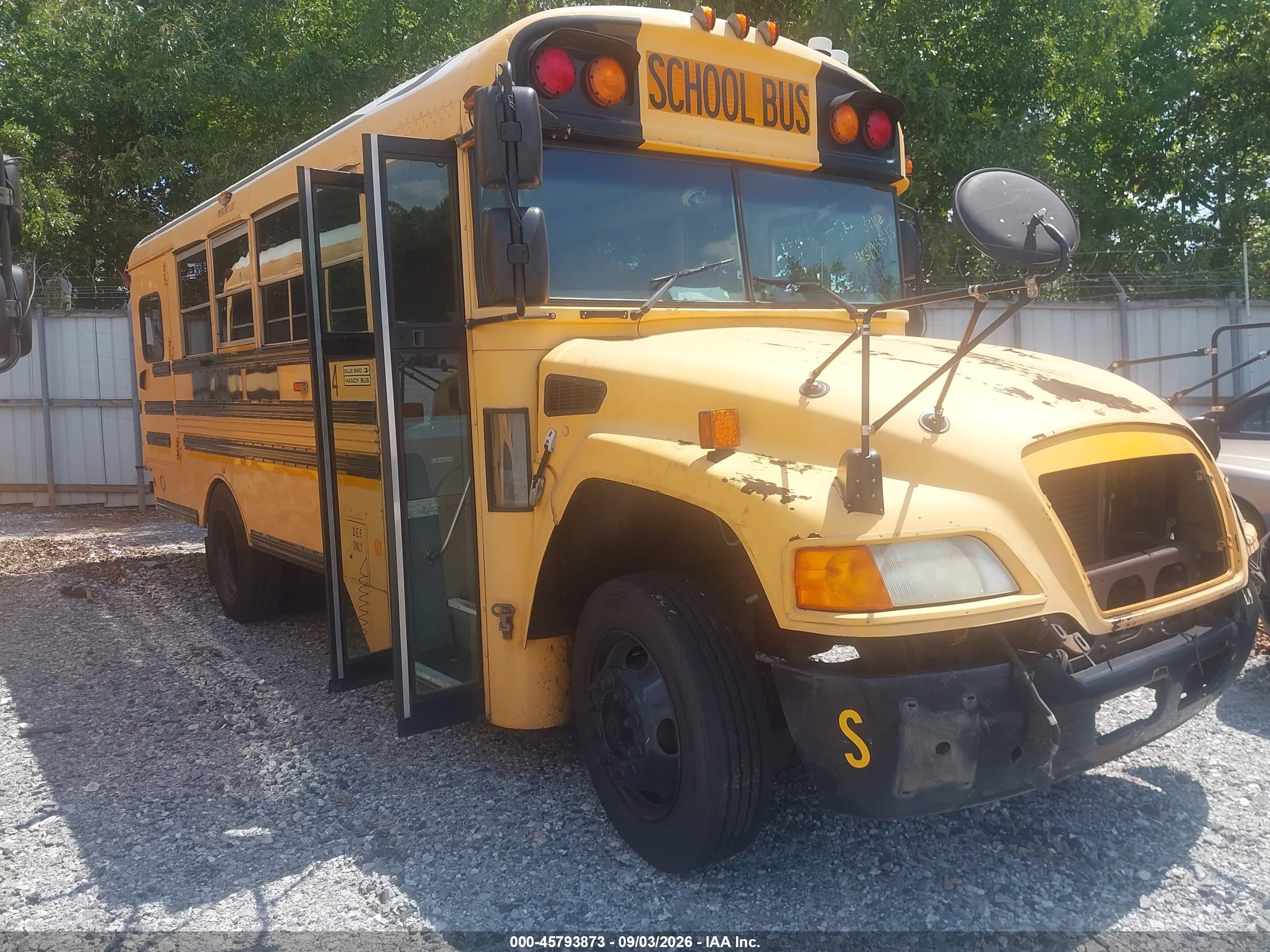 2011 Blue Bird School Bus / Transit Bus VIN 1BAKACPH9BF280014 IAAI salvage auction — Normal Wear, Clear (Georgia), sold $725 on 2026-09-30 (photo 3)