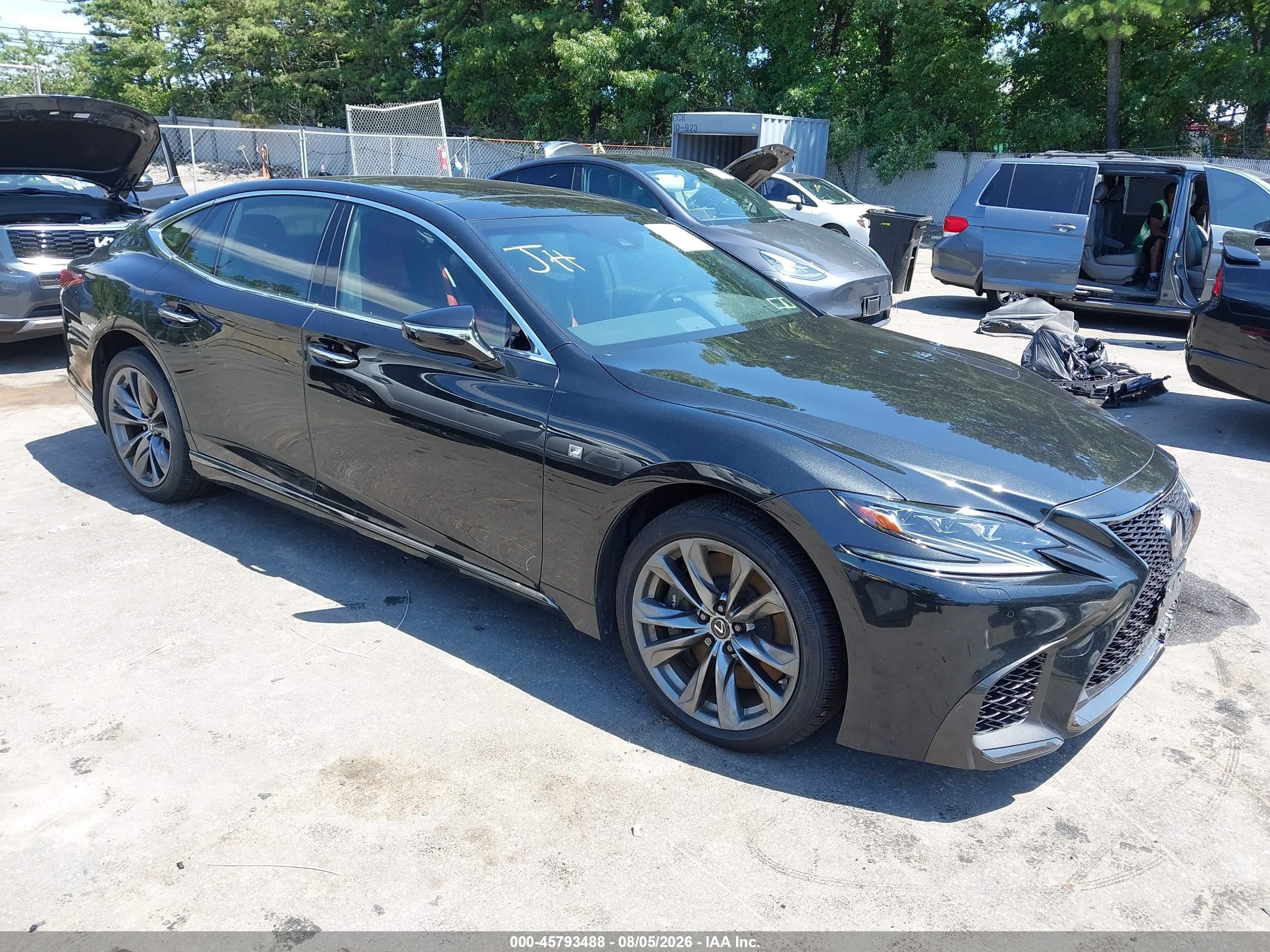 2018 Lexus LS 500 VIN JTHC51FF9J5001795 — IAAI salvage auction photo