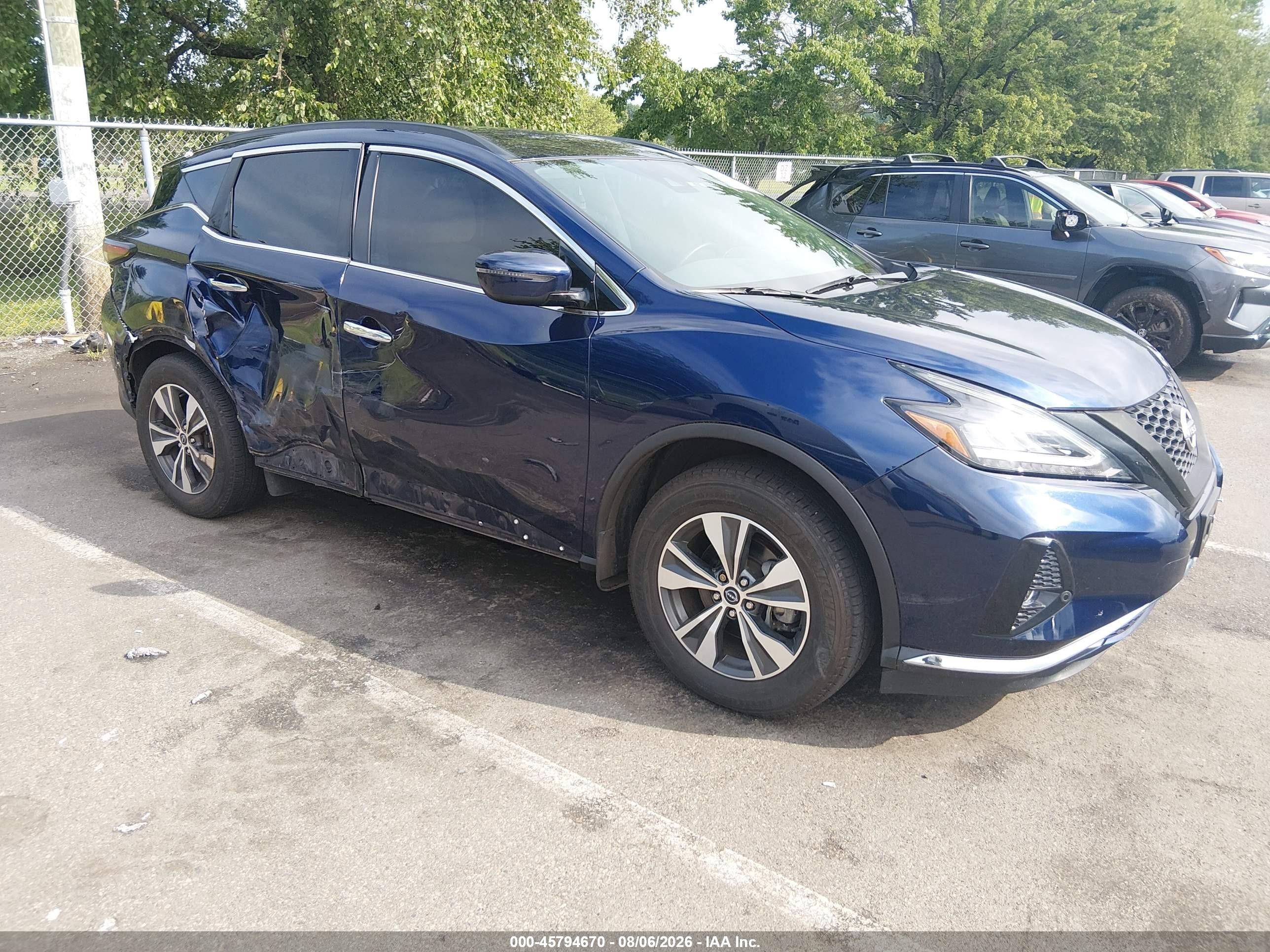 2023 Nissan Murano VIN 5N1AZ2BS0PC106909 — IAAI salvage auction photo