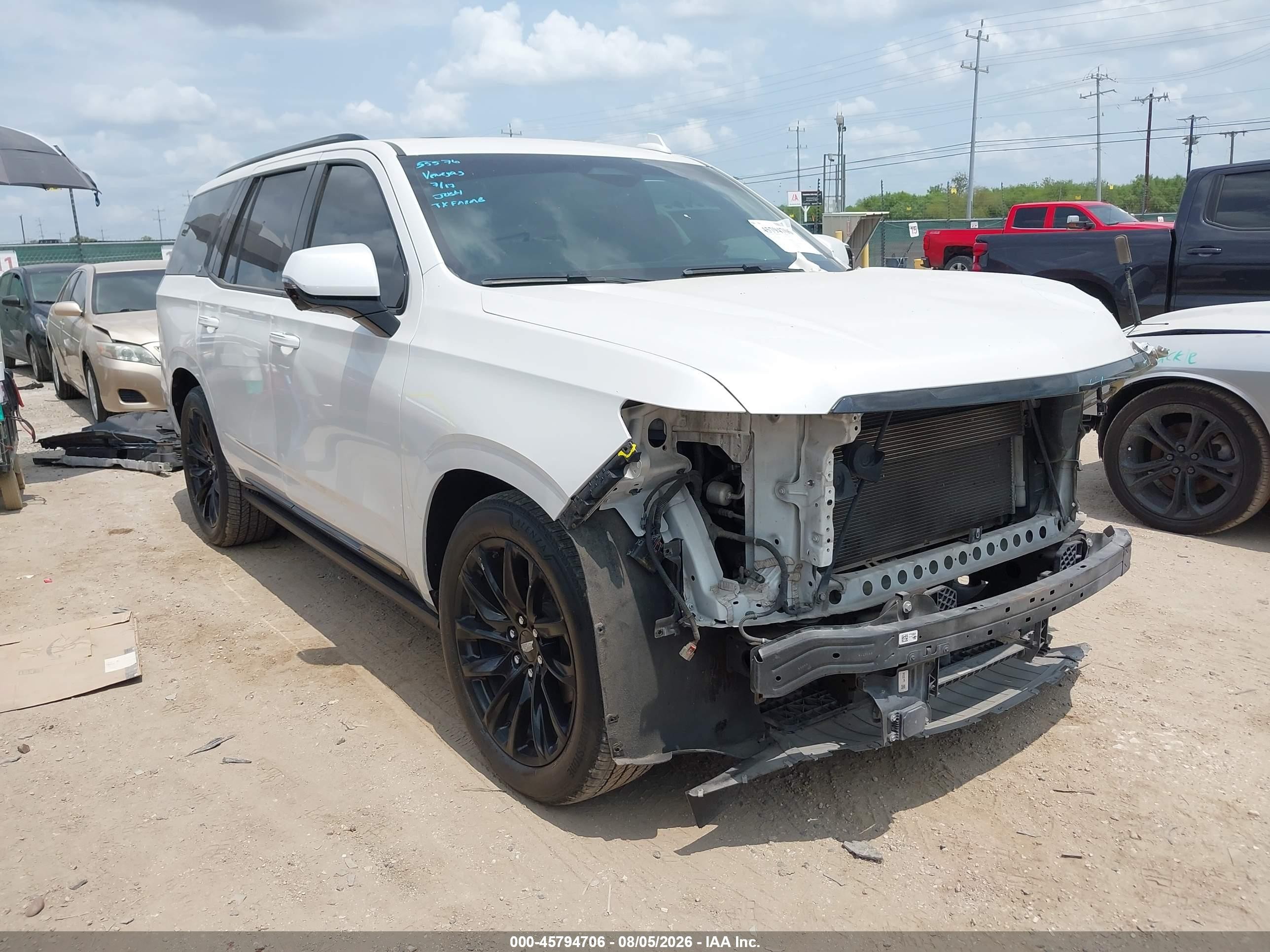 2021 Cadillac Escalade VIN 1GYS3FKL3MR207441 — IAAI salvage auction photo