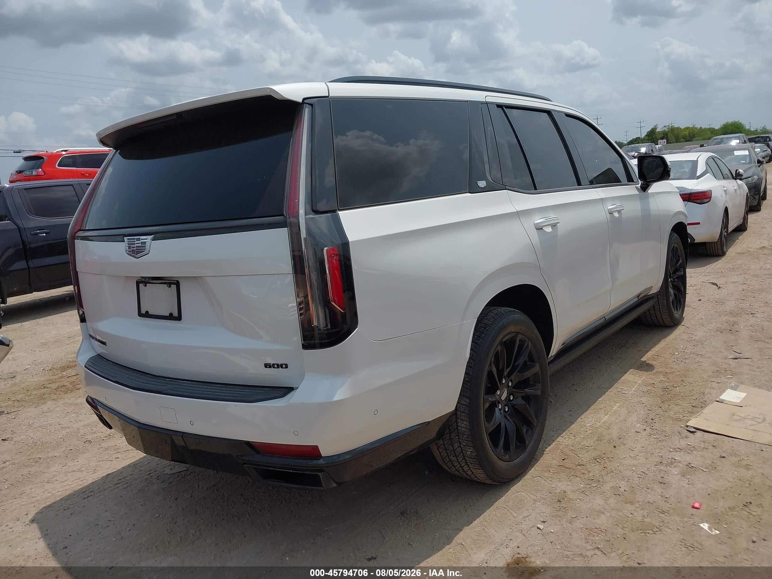 2021 Cadillac Escalade VIN 1GYS3FKL3MR207441 IAAI salvage auction — Front End, Salvage (Texas), sold $23,900 on 2026-08-20 (photo 4)
