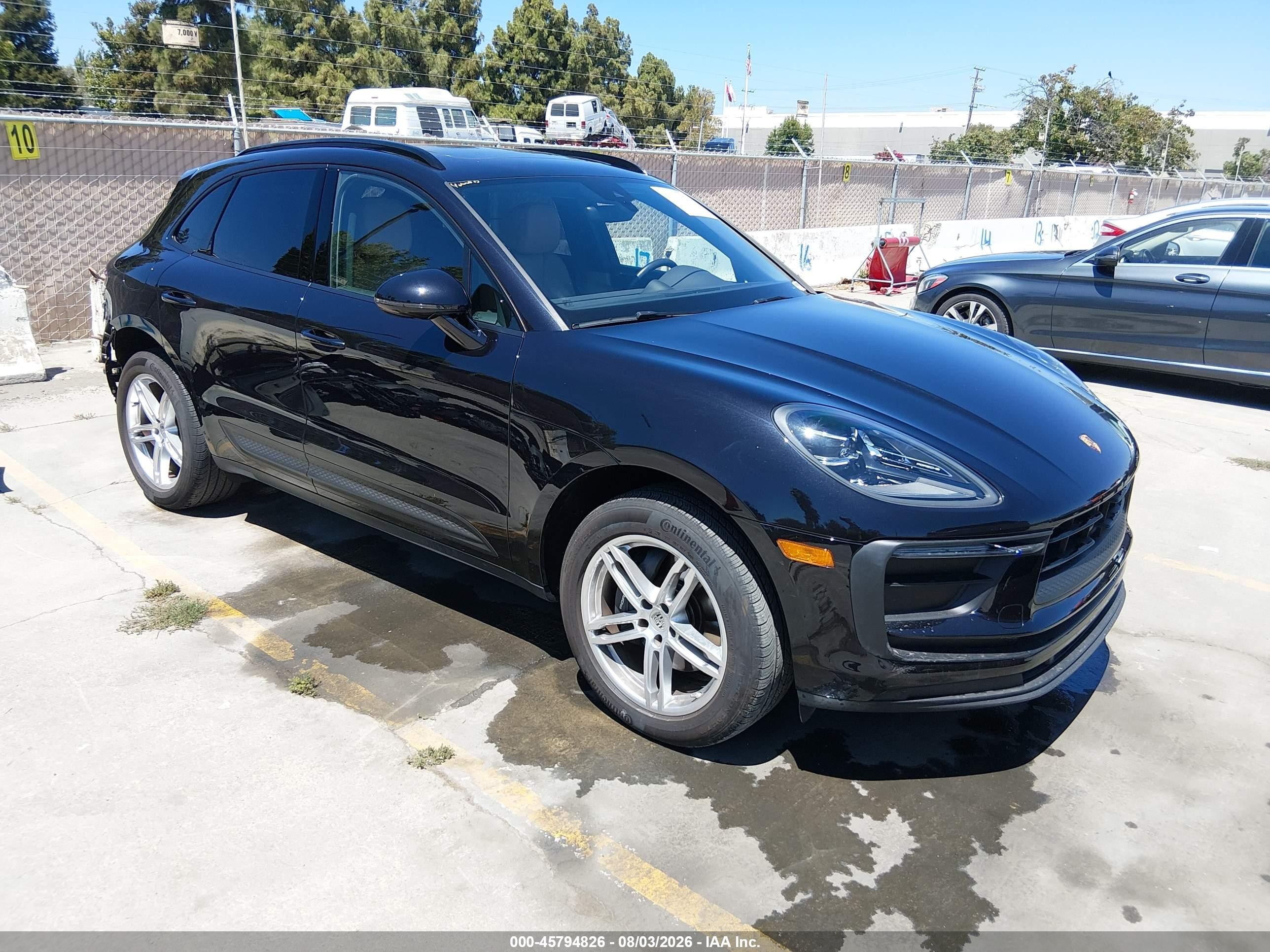2024 Porsche Macan VIN WP1AA2A53RLB16469 IAAI salvage auction — Rear End, Salvage (California), sold $27,850 on 2026-08-17 (photo 1)