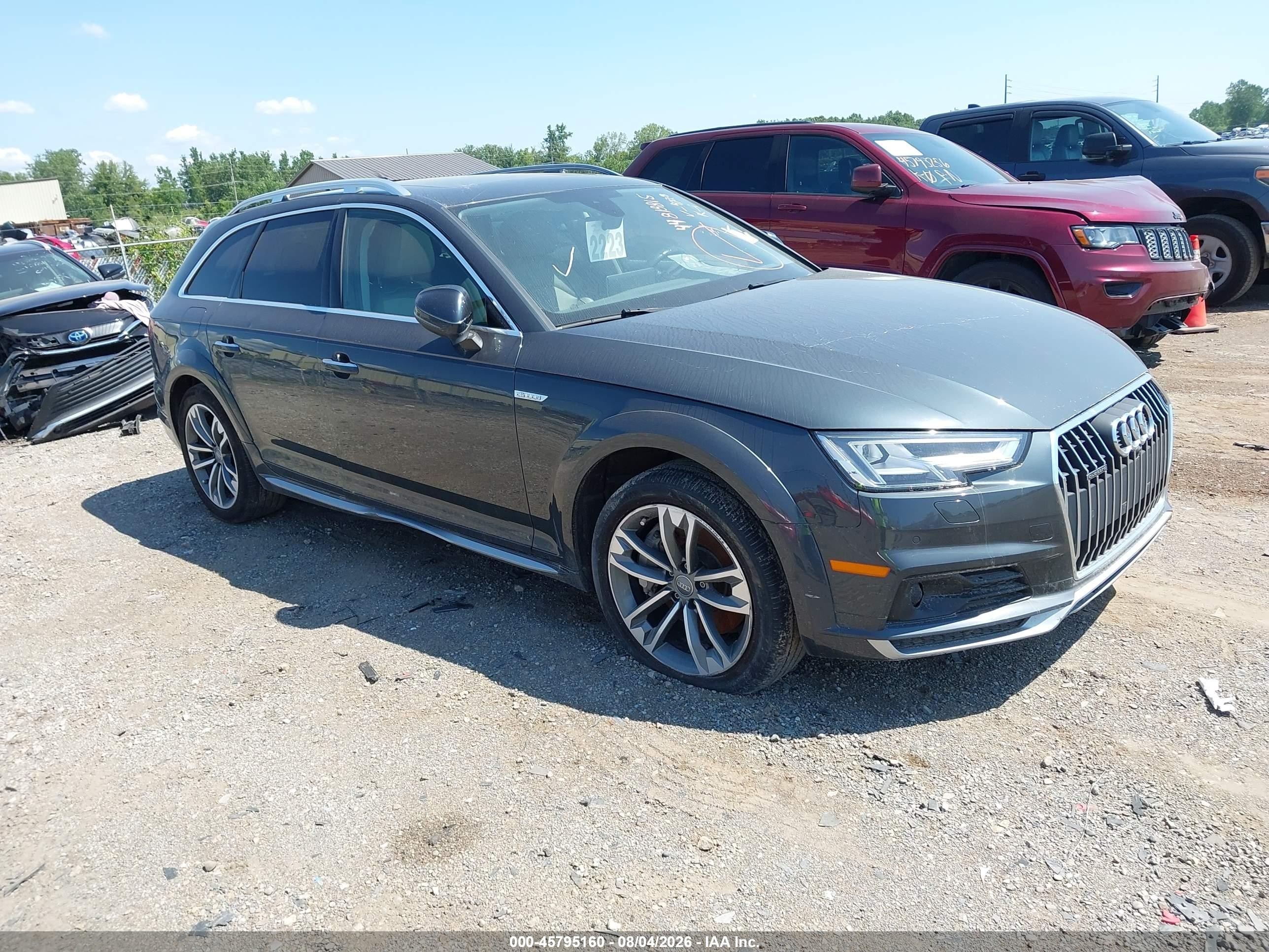 2019 Audi A4 allroad VIN WA19NAF48KA014728 — IAAI salvage auction photo