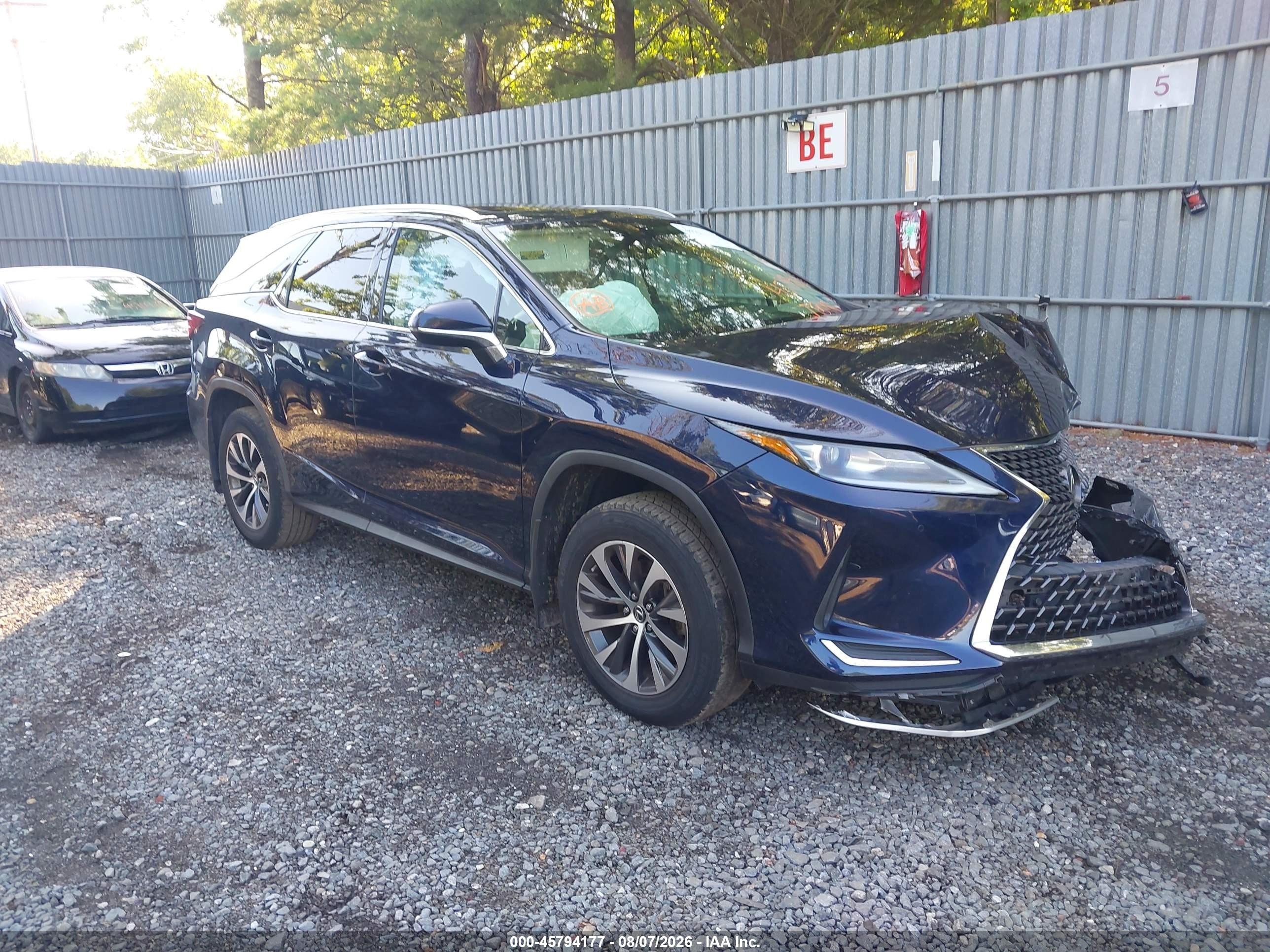 2021 Lexus RX 350L VIN JTJHZKFA7M2028096 — IAAI salvage auction photo