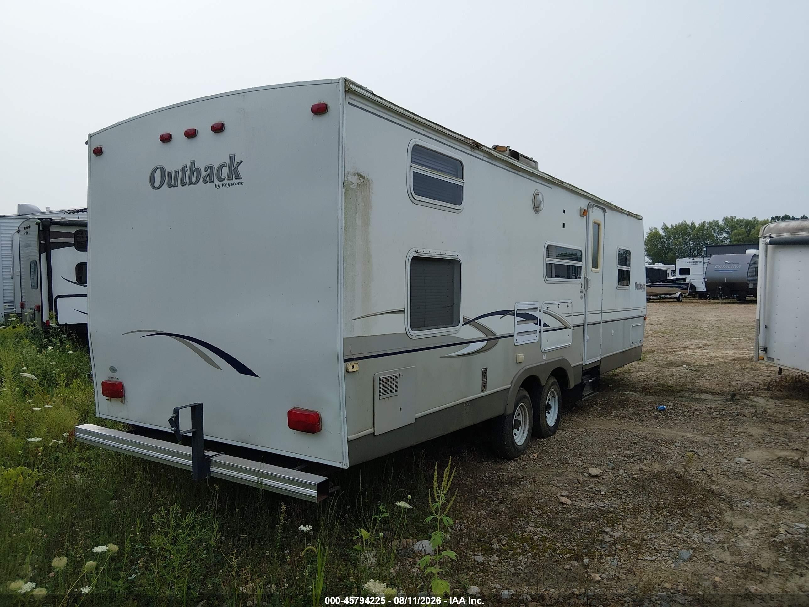 2005 Keystone Rv Outback VIN 4YDT28B245G912274 IAAI salvage auction — Top/Roof, Clear (Wisconsin), sold $25 on 2026-09-16 (photo 4)