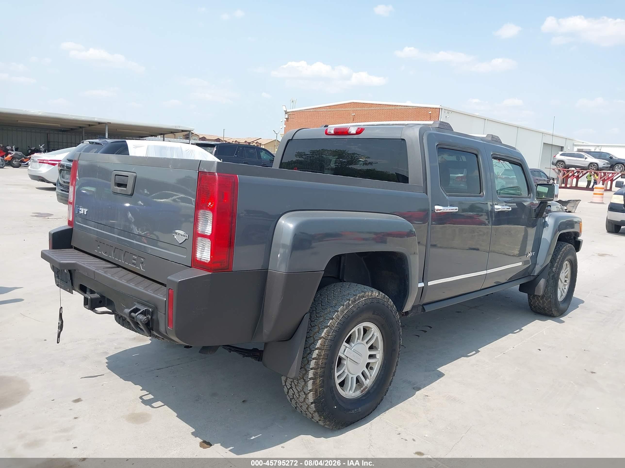 2009 Hummer H3 VIN 5GNEN13L898125250 IAAI salvage auction — Unknown, Original (Texas), sold $6,100 on 2026-09-18 (photo 4)