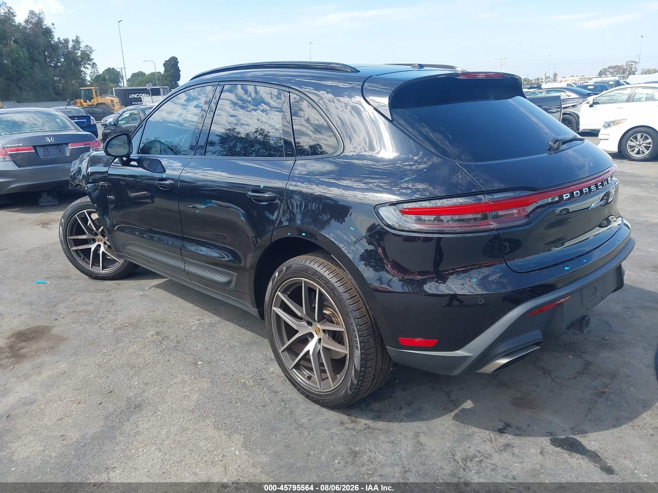 2023 Porsche Macan VIN WP1AA2A59PLB03562 IAAI salvage auction — Front End, Salvage (California), sold $21,800 on 2026-09-05 (photo 3)