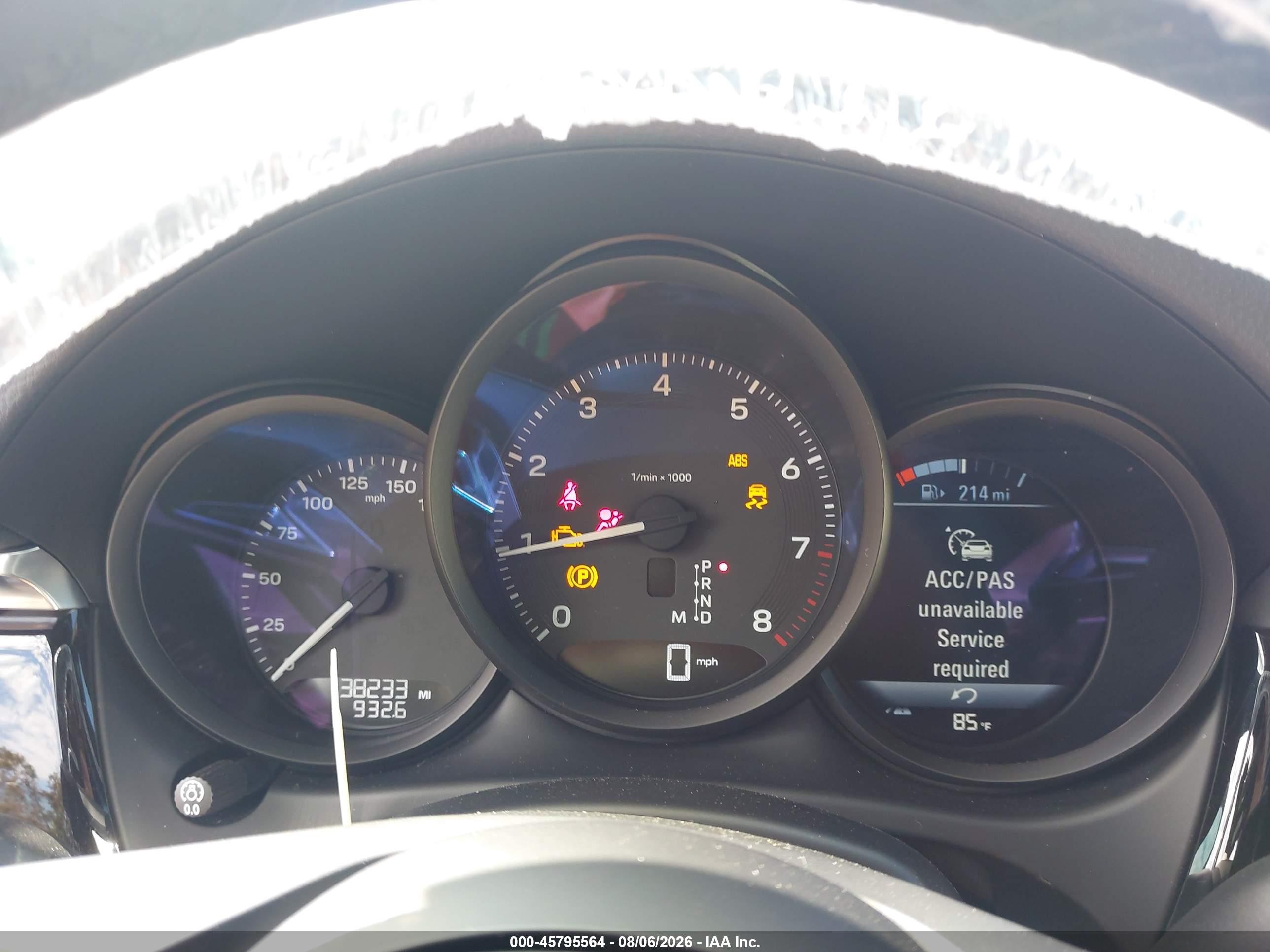 2023 Porsche Macan VIN WP1AA2A59PLB03562 IAAI salvage auction — Front End, Salvage (California), sold $21,800 on 2026-09-05 (photo 7)