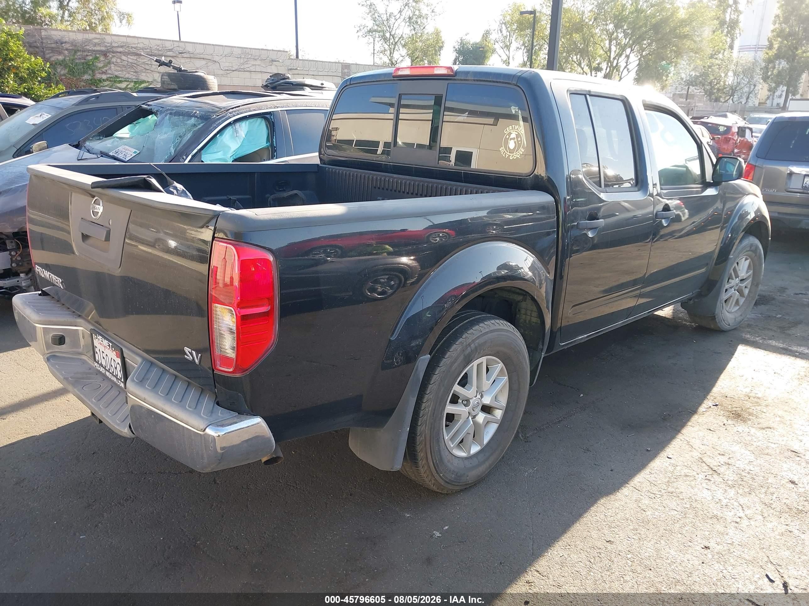 2020 Nissan Navara (frontier) VIN 1N6ED0EA8LN705368 IAAI salvage auction — Unknown, Salvage Certificate (California), sold $4,950 on 2026-09-24 (photo 4)