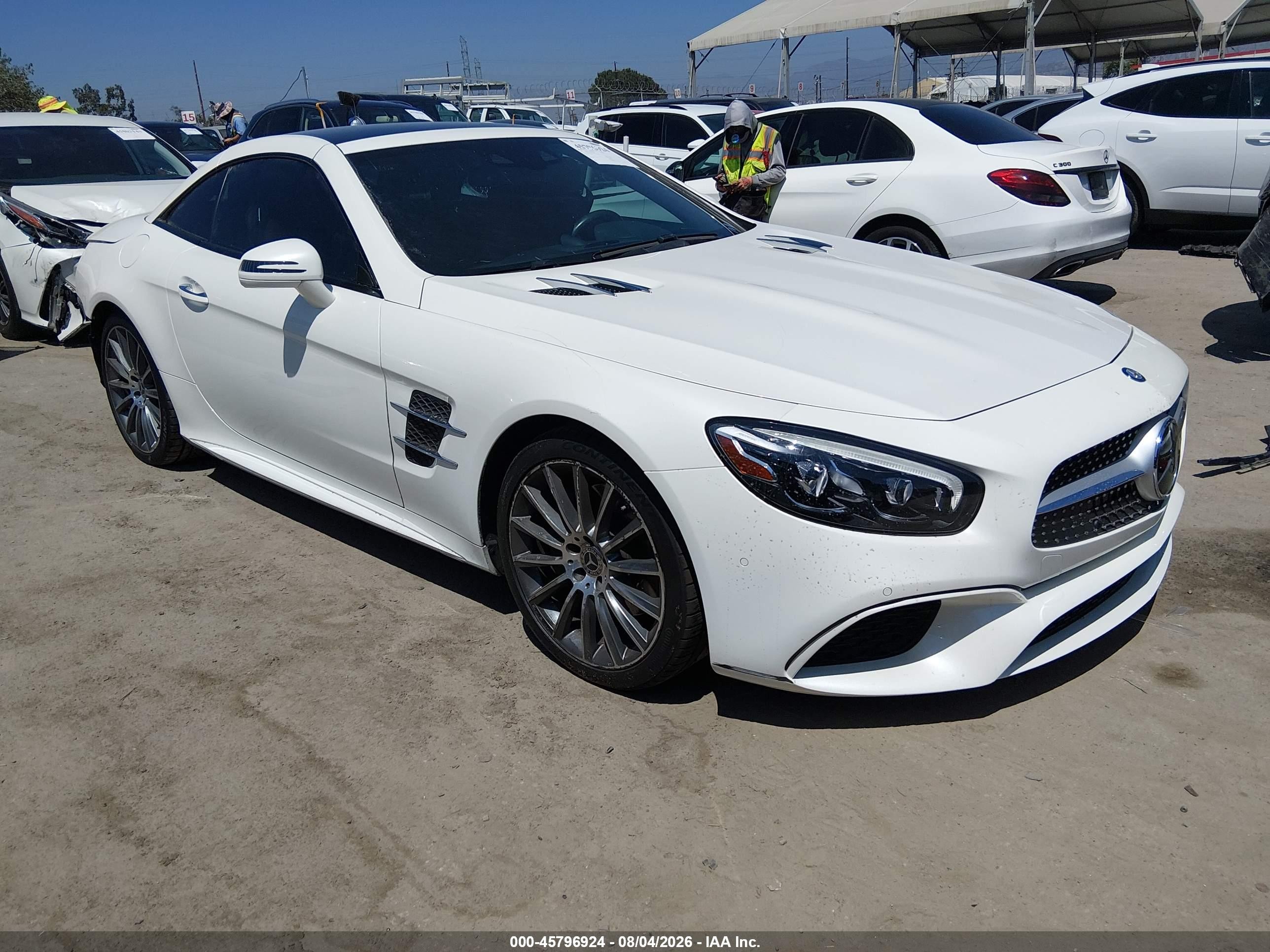 2017 Mercedes-Benz SL-Class VIN WDDJK6GA4HF048129 — IAAI salvage auction photo