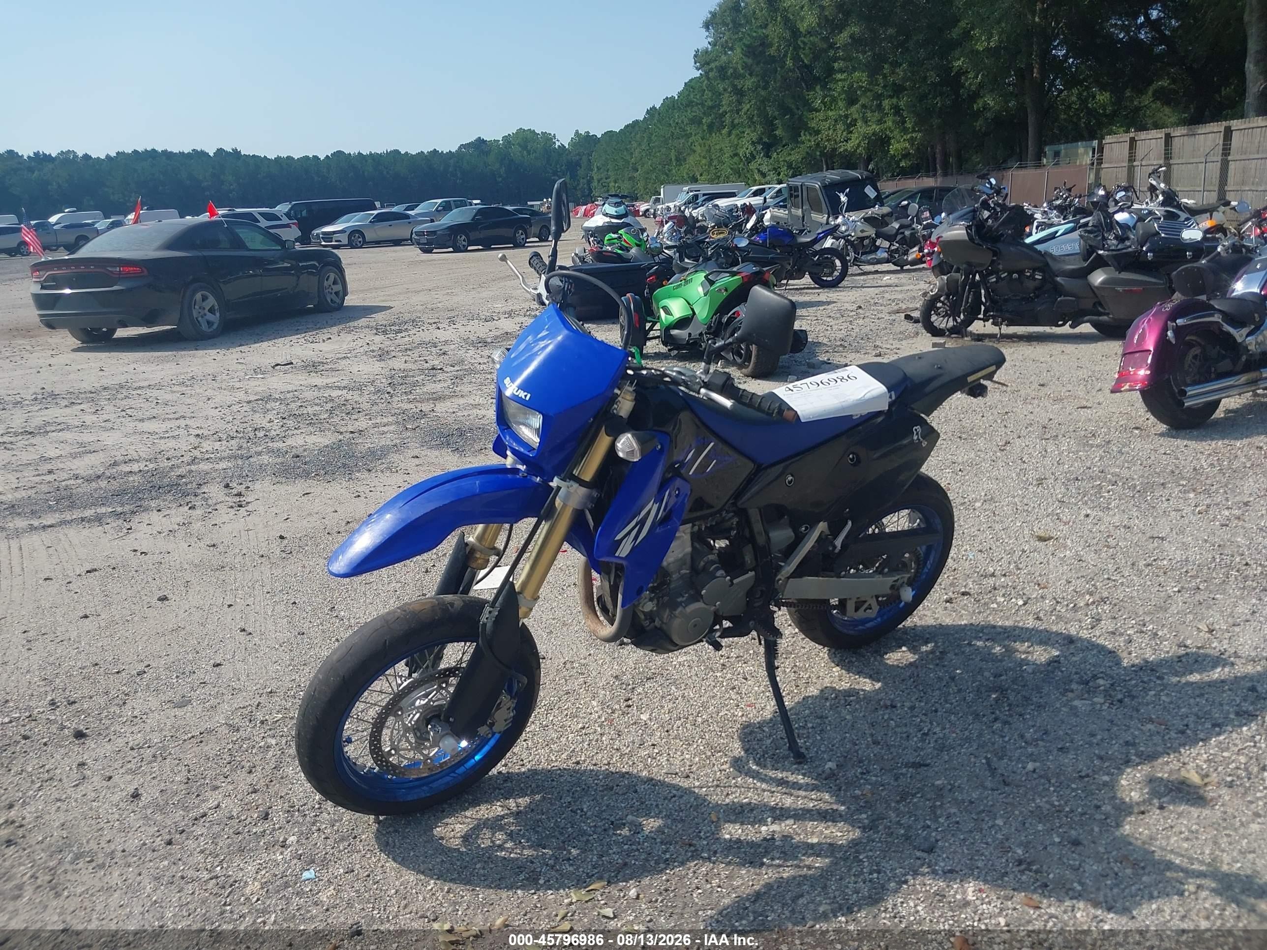 2023 Suzuki Dr-z VIN JS1SK44A2P7100254 IAAI salvage auction — Front End, Salvage (South Carolina), sold $2,350 on 2026-09-09 (photo 2)