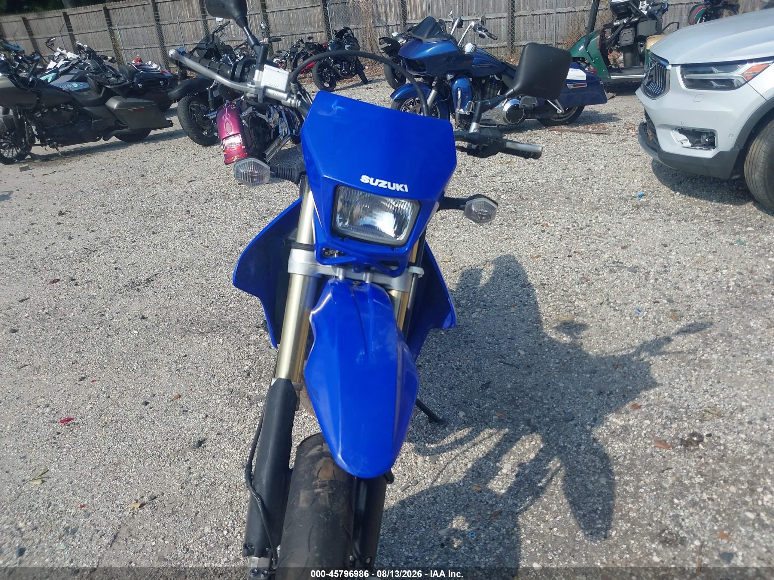2023 Suzuki Dr-z VIN JS1SK44A2P7100254 IAAI salvage auction — Front End, Salvage (South Carolina), sold $2,350 on 2026-09-09 (photo 5)