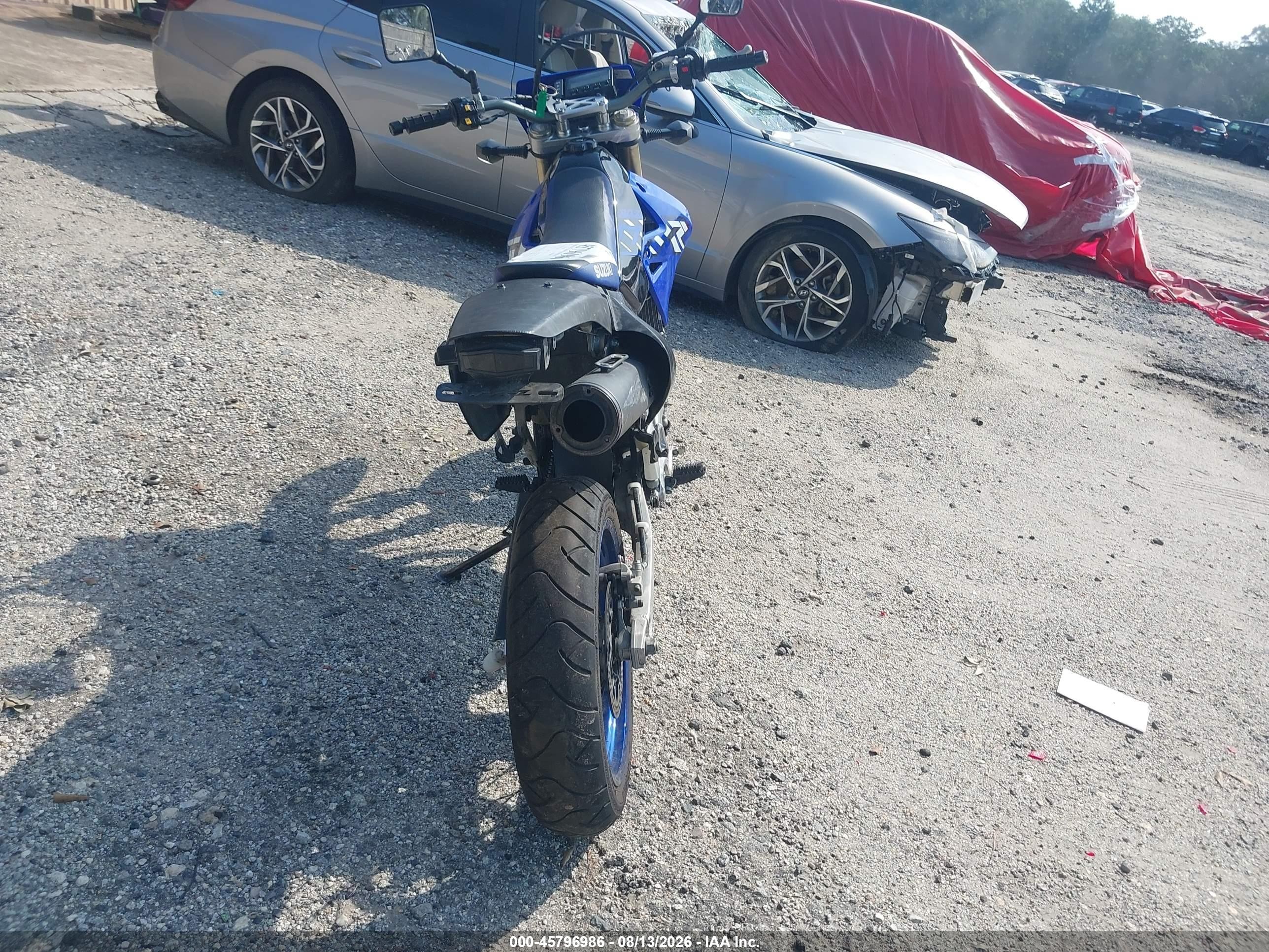 2023 Suzuki Dr-z VIN JS1SK44A2P7100254 IAAI salvage auction — Front End, Salvage (South Carolina), sold $2,350 on 2026-09-09 (photo 6)