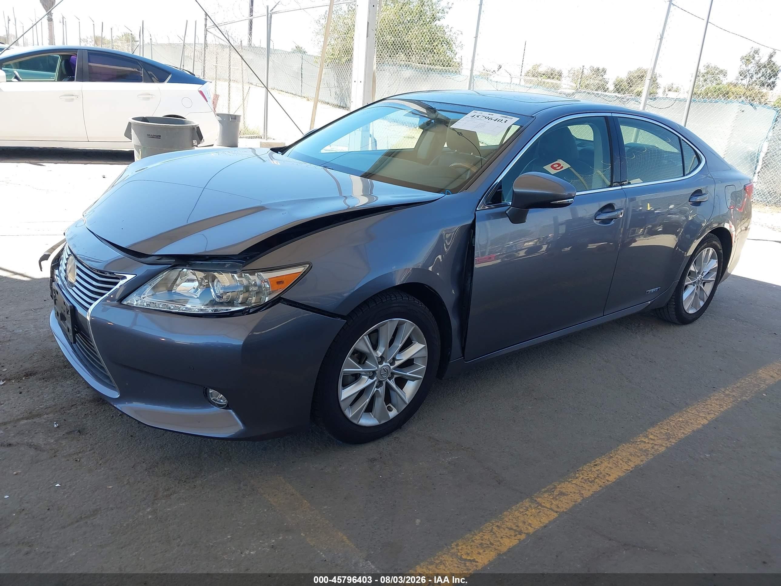 2015 Lexus ES VIN JTHBW1GG4F2091219 IAAI salvage auction — Front End, Salvage (California), sold $5,900 on 2026-09-24 (photo 2)