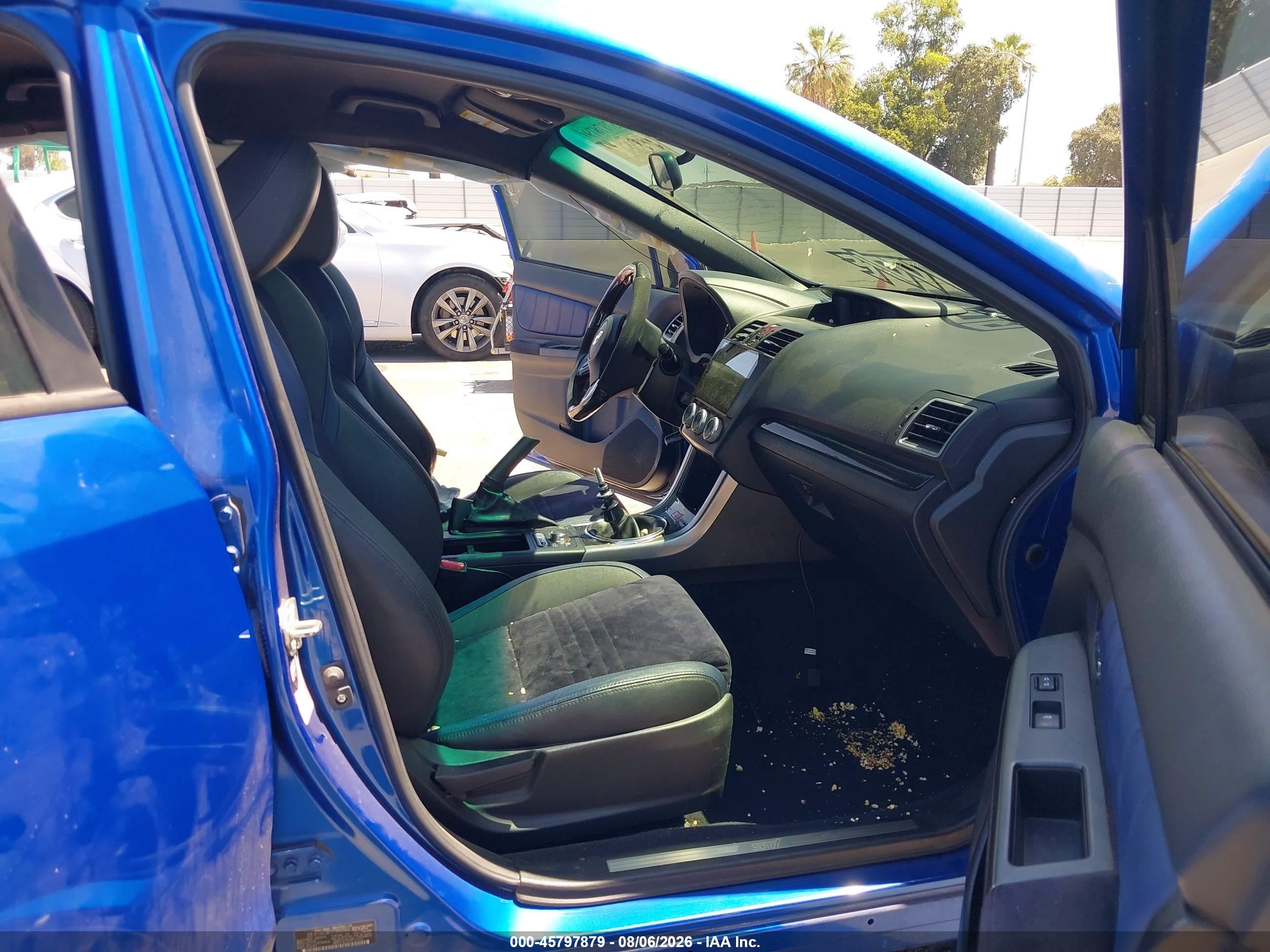 2015 Subaru Wrx sti VIN JF1VA2W61F9802562 IAAI salvage auction — Front & Rear, Salvage (California), sold $2,600 on 2026-09-14 (photo 5)