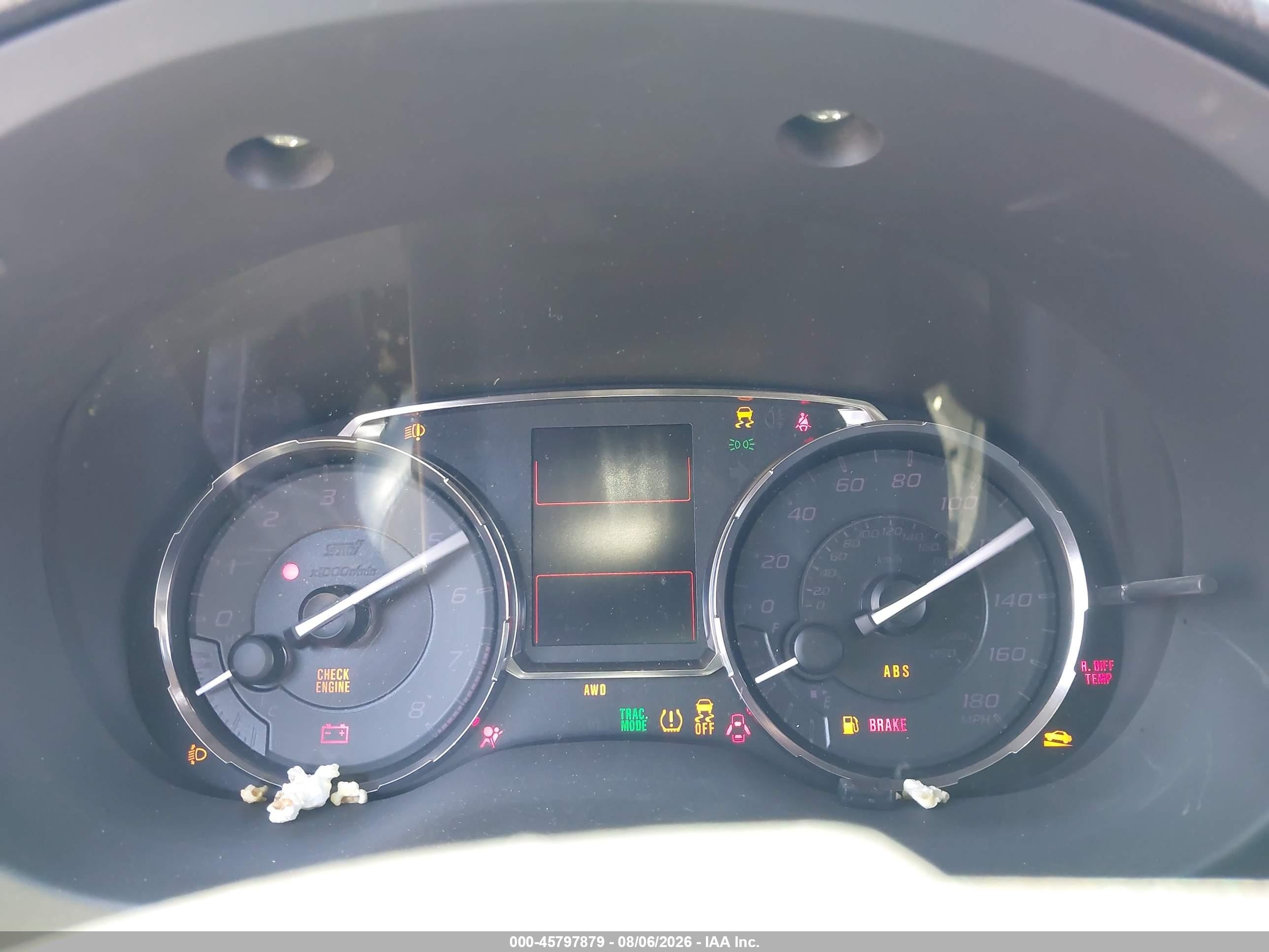 2015 Subaru Wrx sti VIN JF1VA2W61F9802562 IAAI salvage auction — Front & Rear, Salvage (California), sold $2,600 on 2026-09-14 (photo 7)