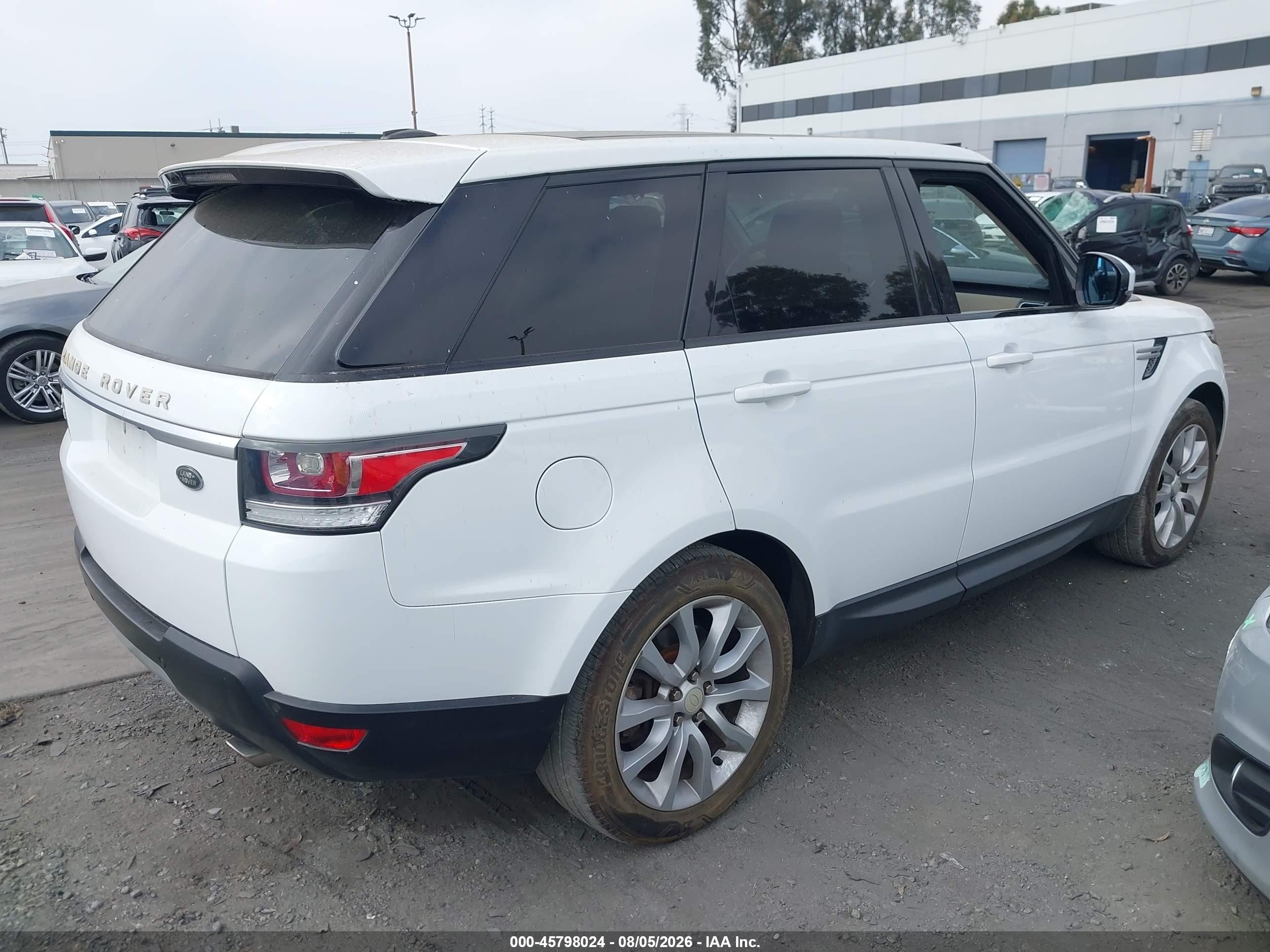 2014 Land Rover Range Rover Sport VIN SALWR2WF8EA339493 IAAI salvage auction — Front End, Salvage Certificate (California), sold $4,700 on 2026-09-18 (photo 4)