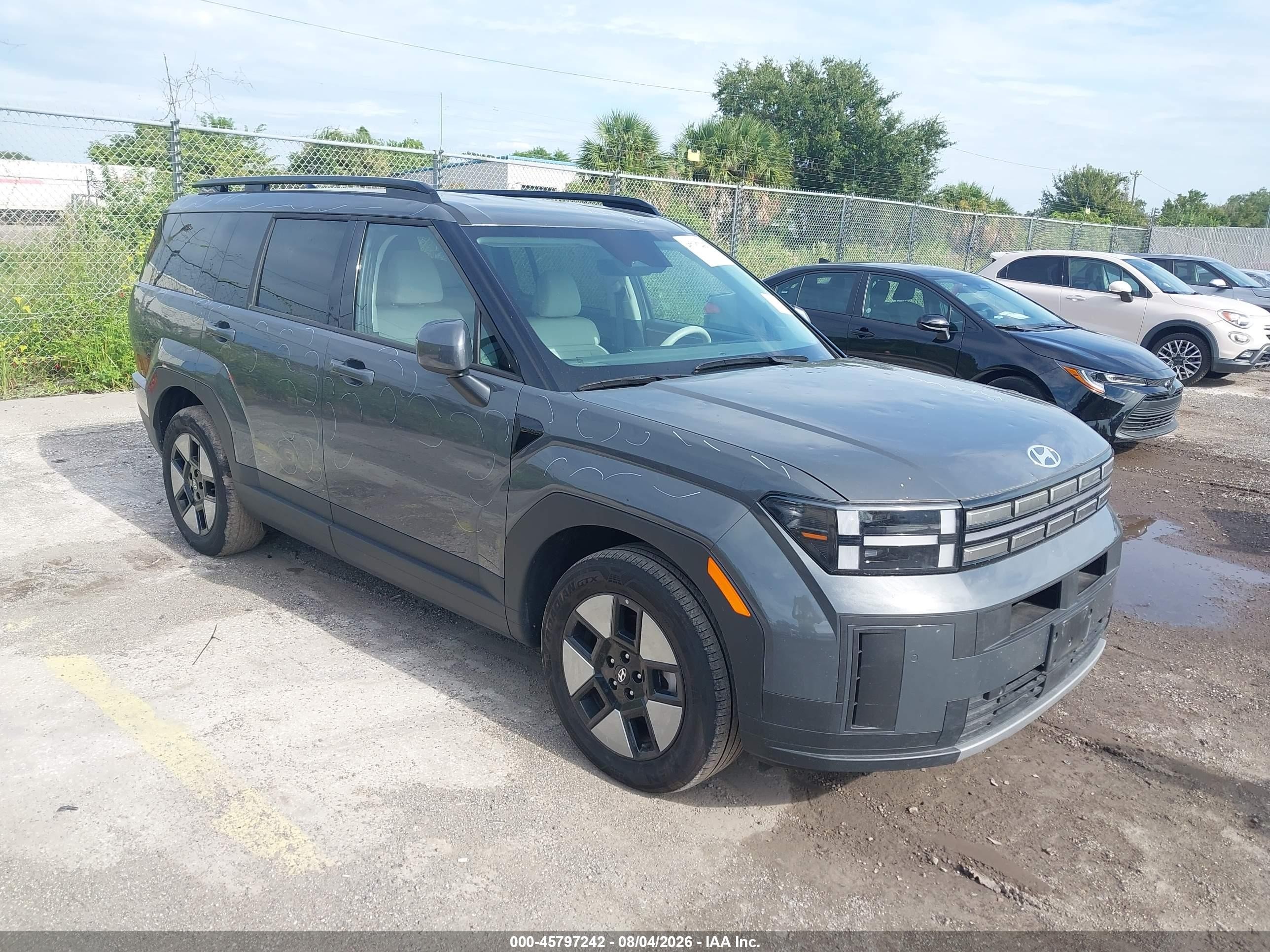 2025 Hyundai Santa Fe Hybrid VIN 5NMP24G19SH063521 — IAAI salvage auction photo