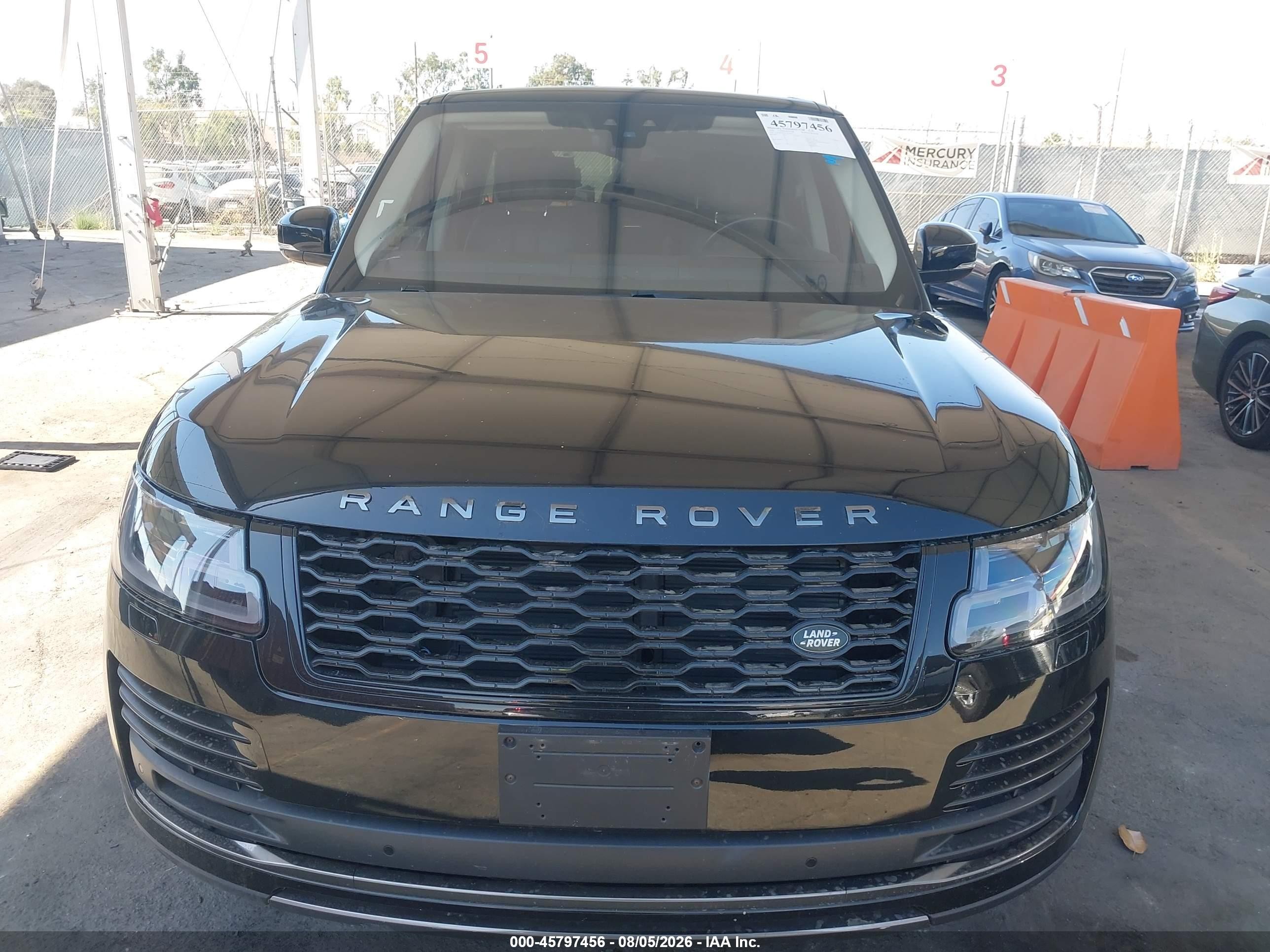 2020 Land rover RANGE ROVER VIN SALGR2SU5LA574391 IAAI salvage auction — Theft, Salvage (California), sold $17,800 on 2026-09-05 (photo 6)