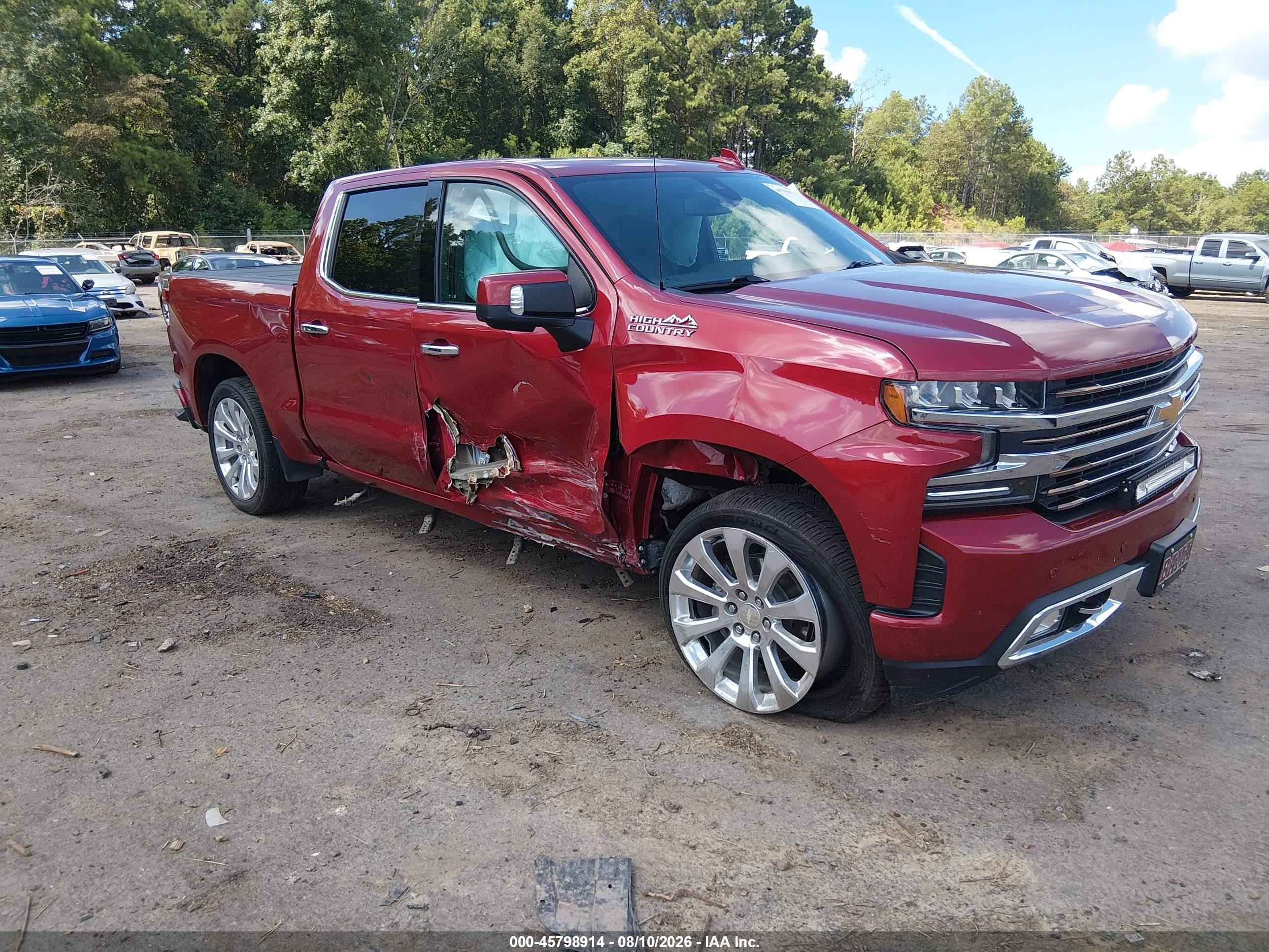 2020 Chevrolet Silverado 1500 VIN 1GCUYHED4LZ111445 — IAAI salvage auction photo