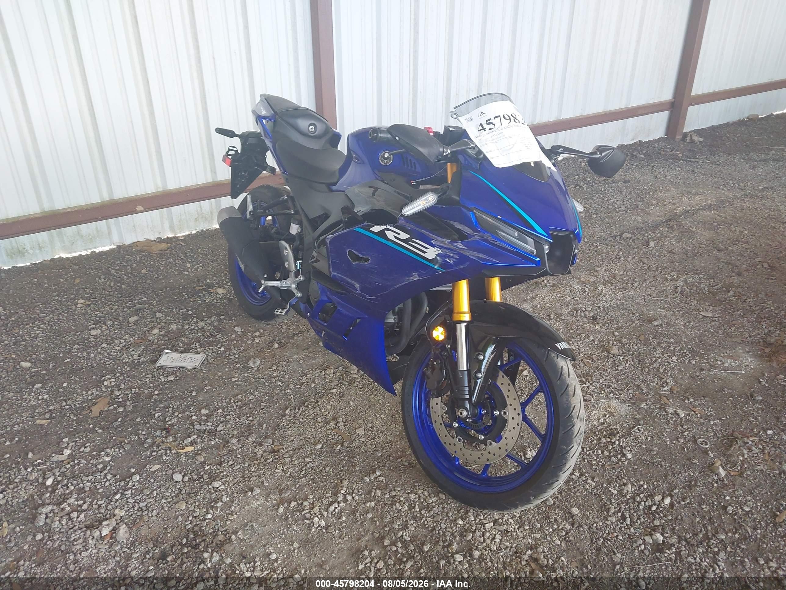 2026 Yamaha VIN MH3RH25E6TK007125 IAAI salvage auction — Unknown, Salvage (Louisiana), sold $2,000 on 2026-09-21 (photo 1)