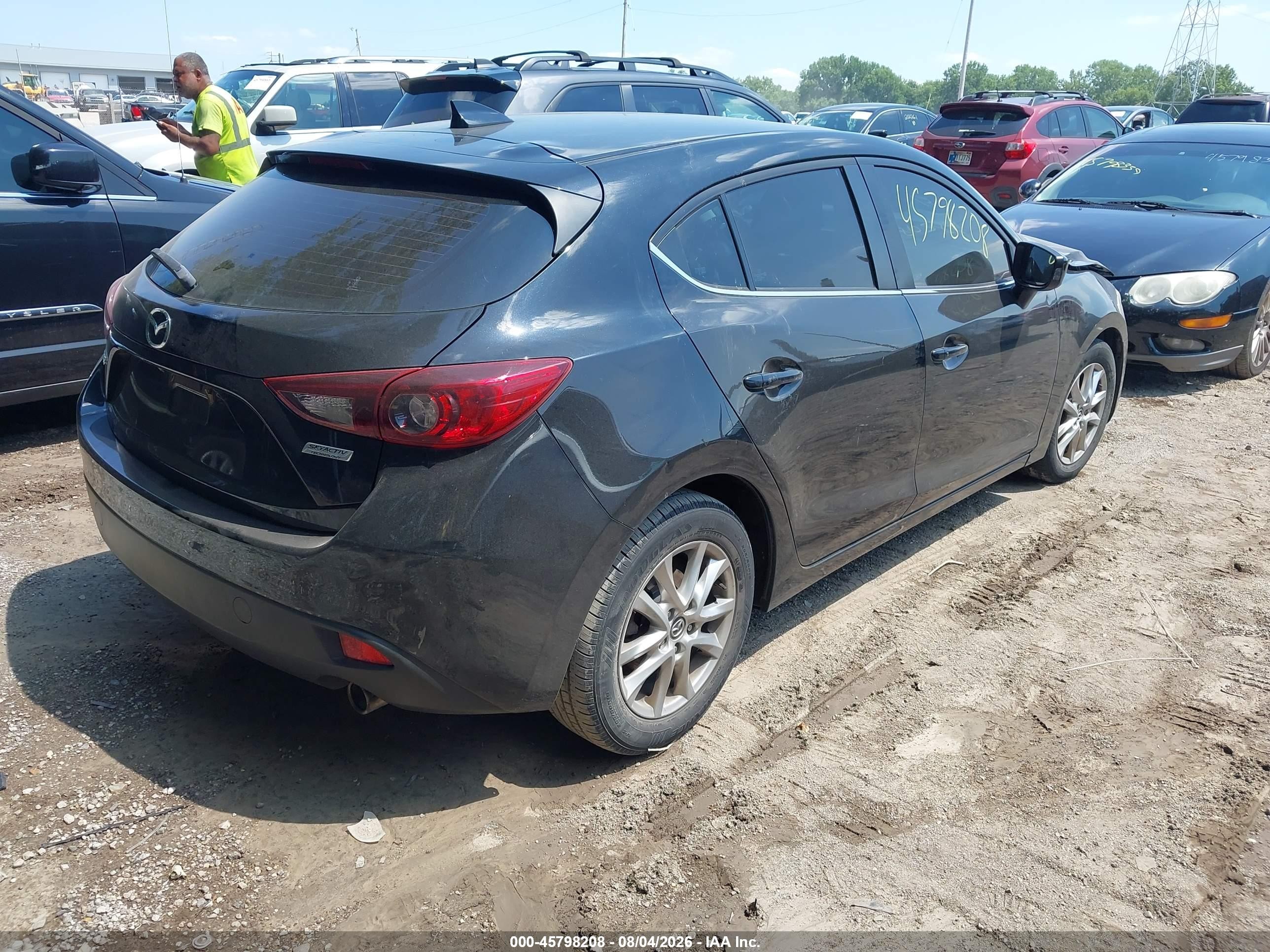 2016 Mazda 3 VIN JM1BM1M79G1337765 IAAI salvage auction — Front End, Clear (Indiana), sold $775 on 2026-09-09 (photo 4)