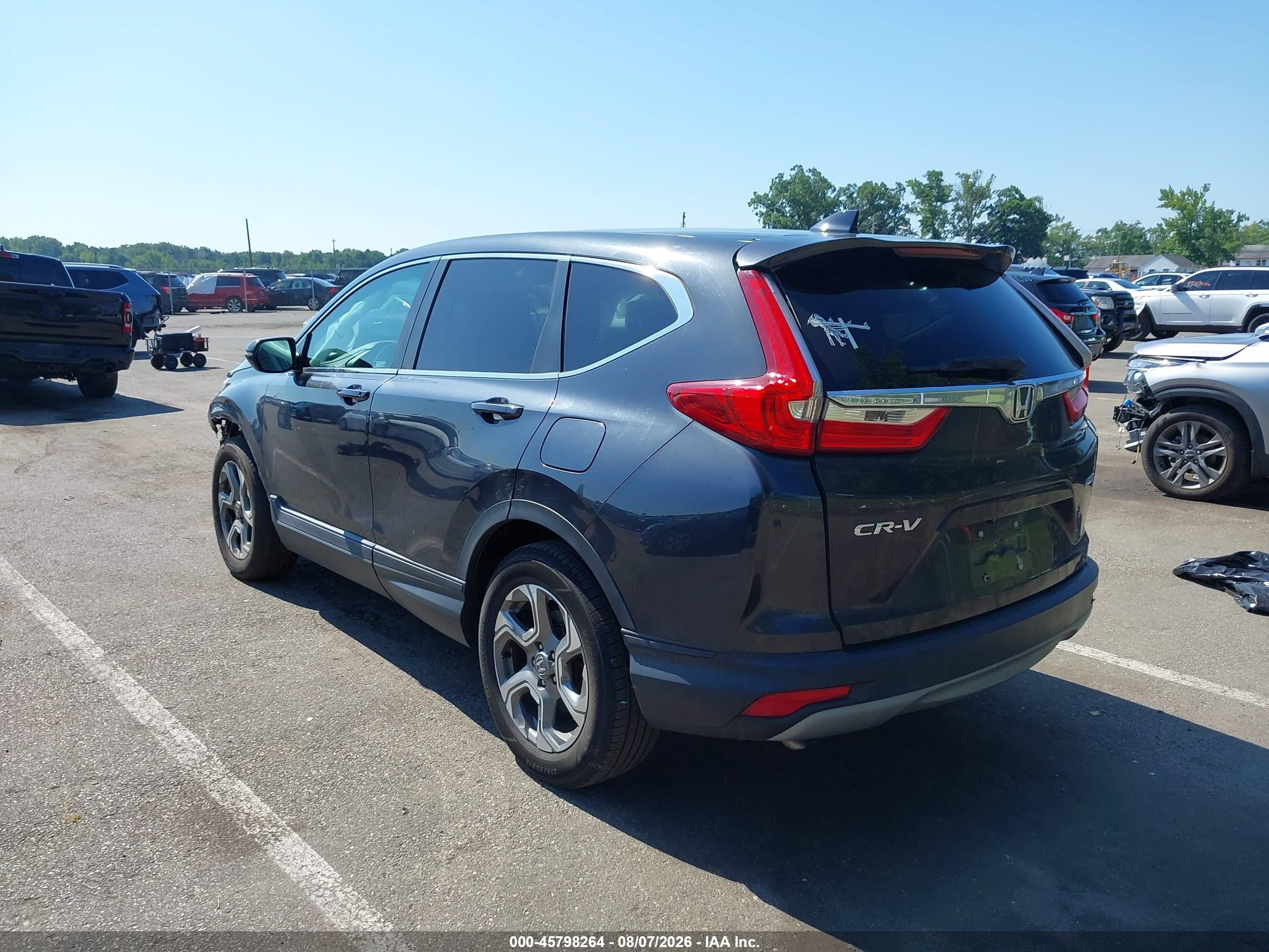 2019 Honda CR-V VIN 2HKRW2H82KH669727 IAAI salvage auction — Front End, Salvage (Idaho), sold $7,475 on 2026-10-12 (photo 3)