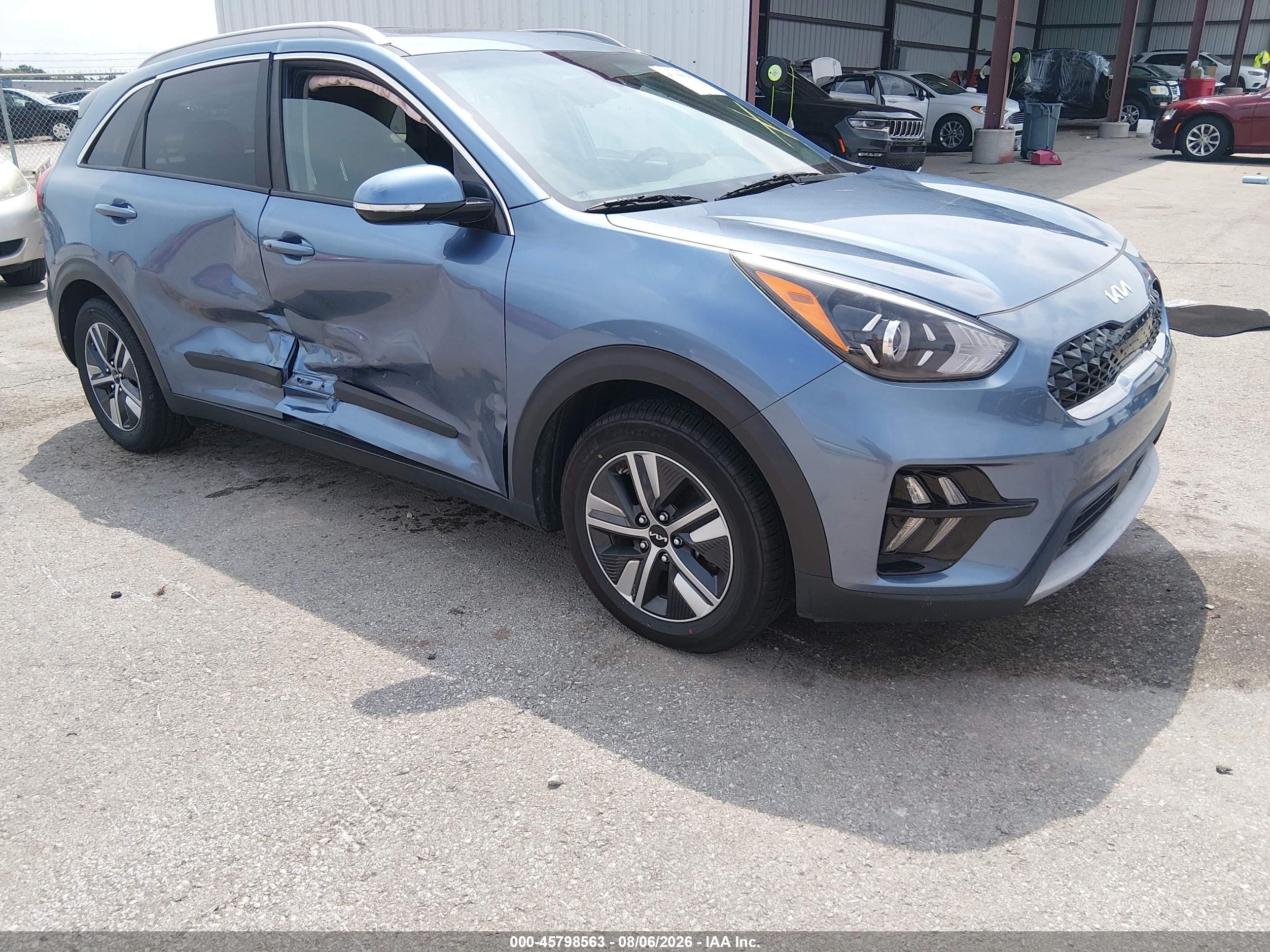 2022 Kia Niro VIN KNDCE3LC7N5493739 — IAAI salvage auction photo