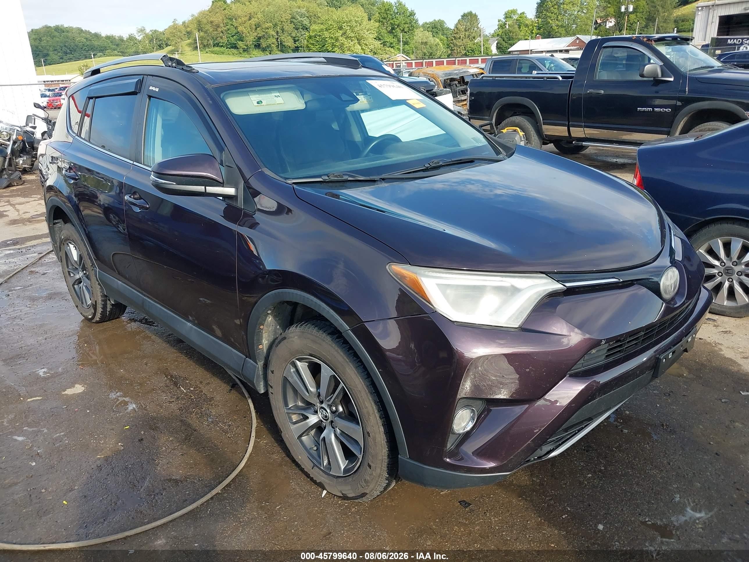 2018 Toyota RAV4 VIN 2T3RFREV9JW821366 — IAAI salvage auction photo