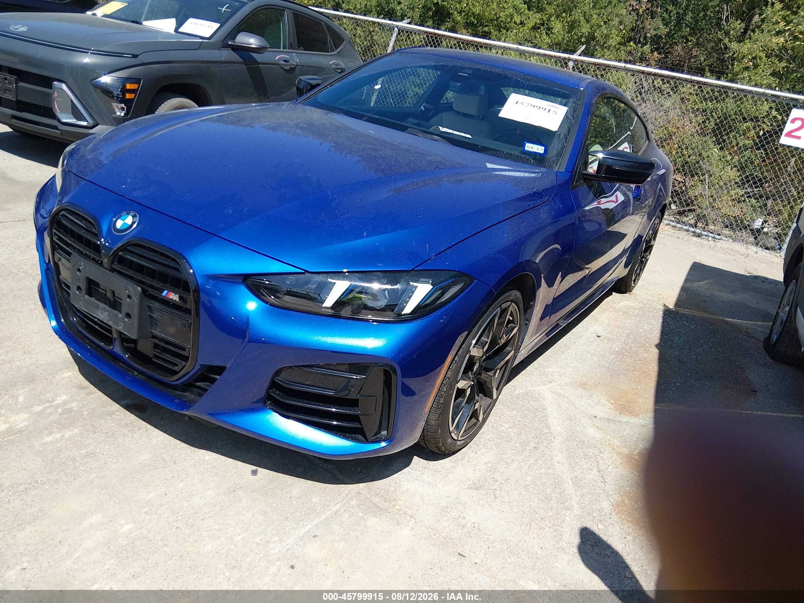 2026 BMW M440i xDrive VIN WBA83DA03TCX71892 IAAI salvage auction — Normal Wear, Clear (Texas), sold $35,250 on 2026-08-20 (photo 2)