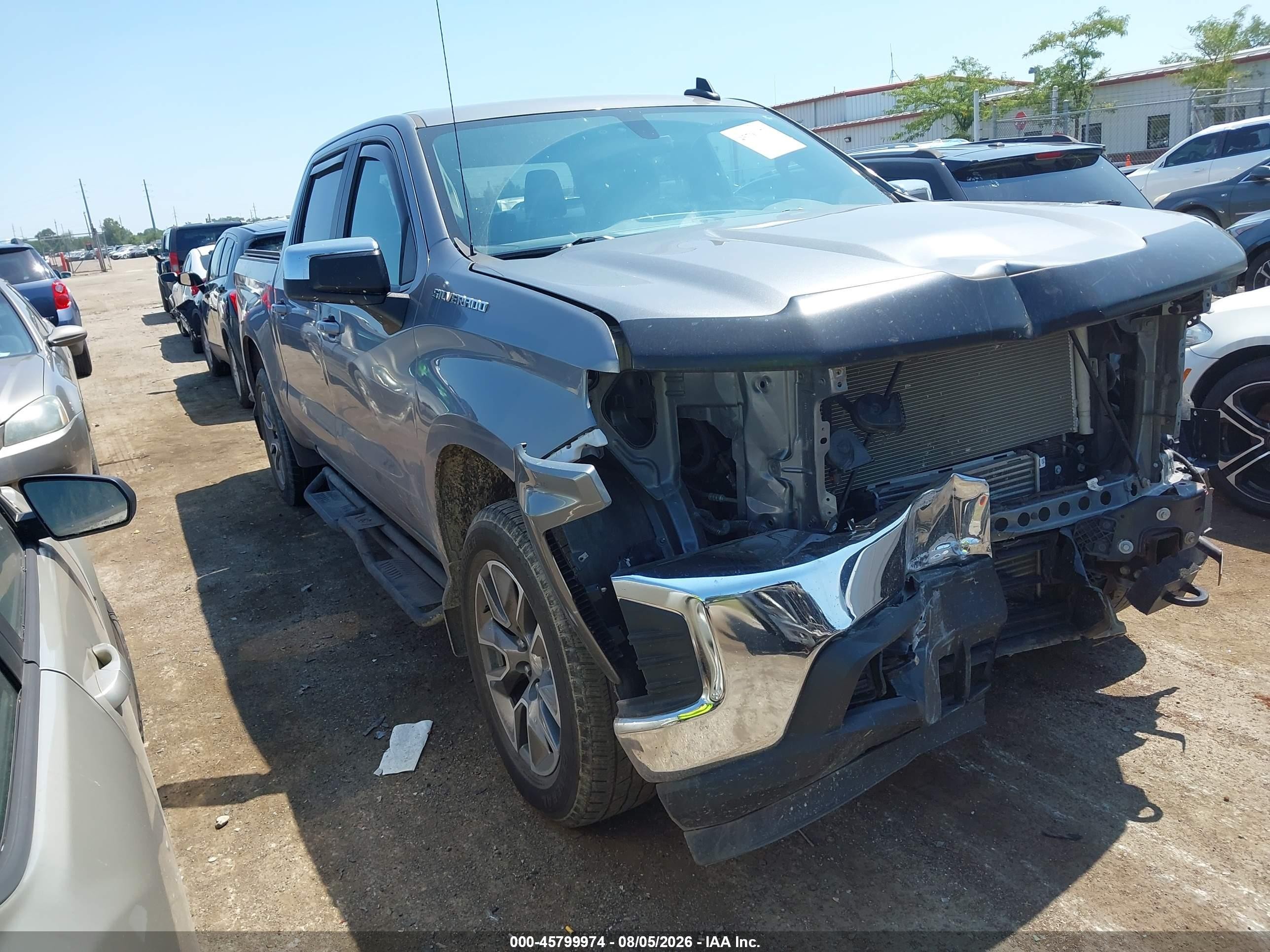 2021 Chevrolet Silverado 1500 VIN 1GCPYJEK5MZ412486 — IAAI salvage auction photo