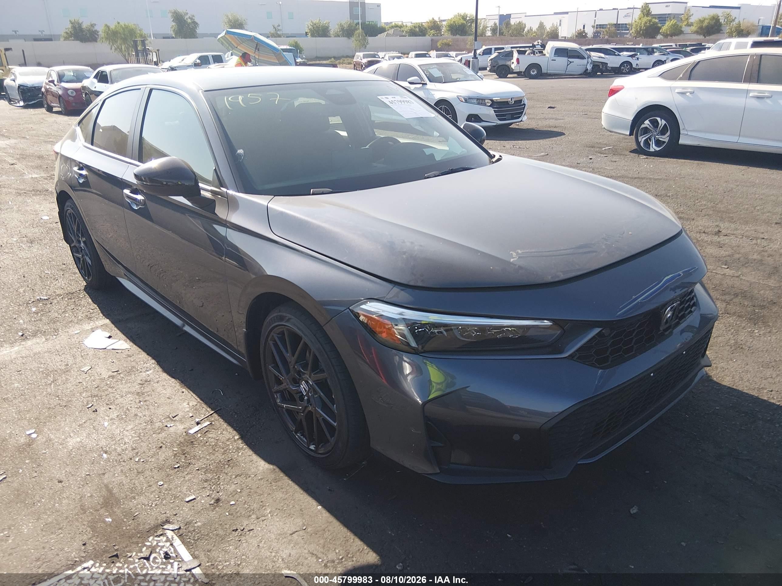 2025 Honda Civic Hybrid VIN JHMFL4H97SX001957 — IAAI salvage auction photo