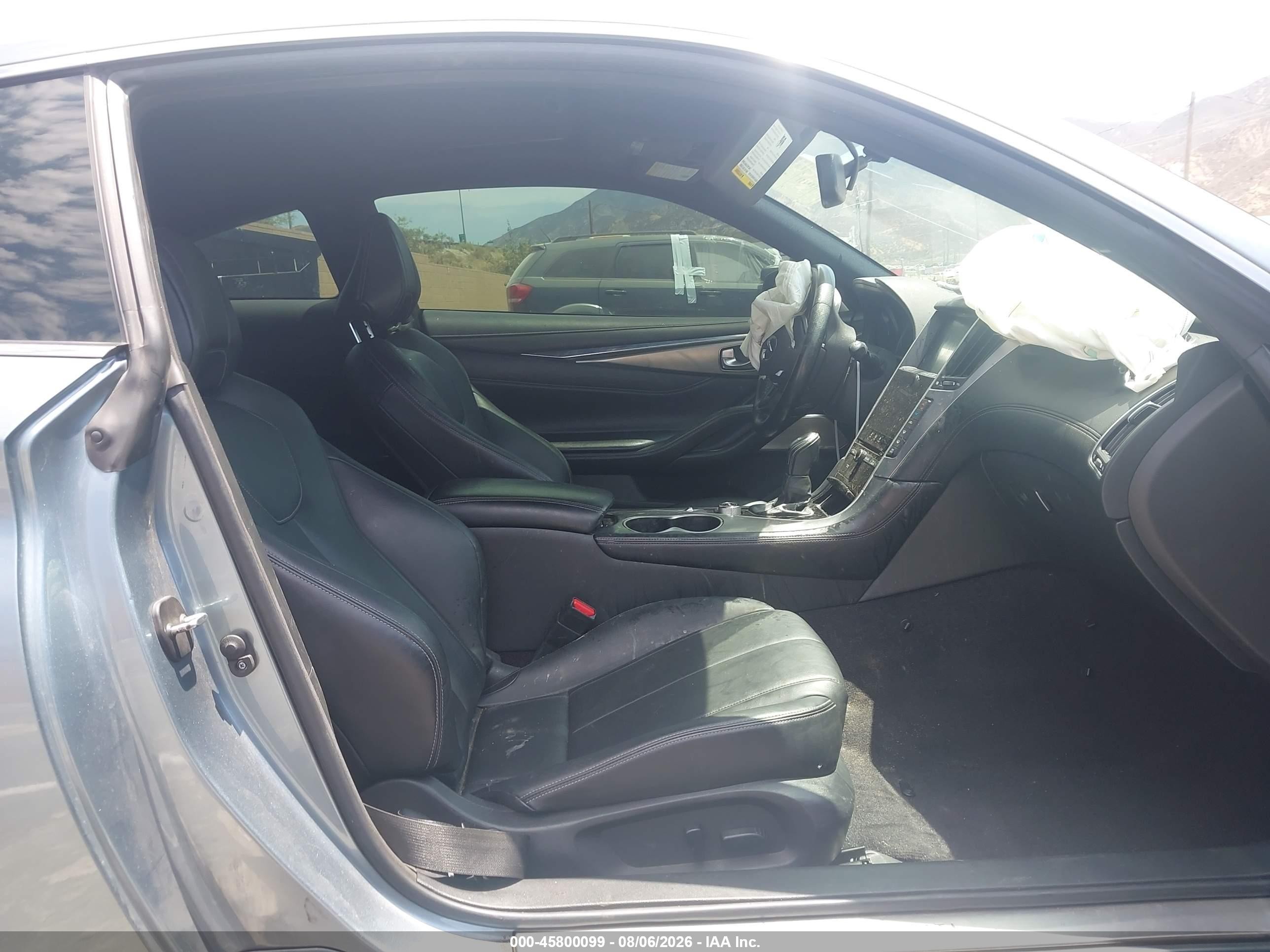 2018 Infiniti Q60 VIN JN1EV7EKXJM343194 IAAI salvage auction — Front End, Salvage (California), sold $2,700 on 2026-09-07 (photo 5)