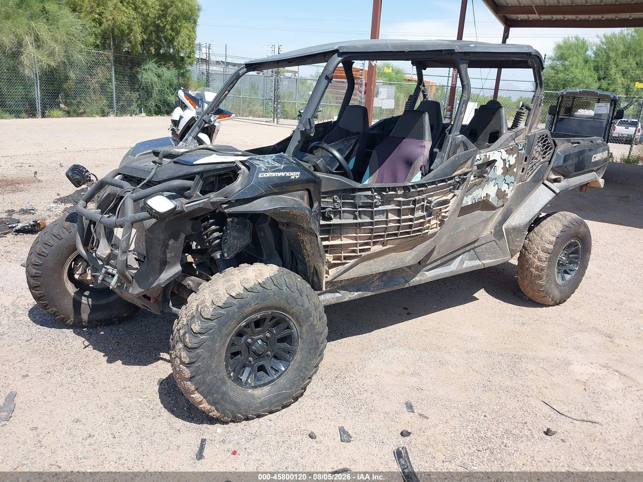 2023 Can-am/ brp Commander VIN 3JBACAX42PK000792 IAAI salvage auction — All Over, Salvage (Arizona), sold $4,200 on 2026-09-09 (photo 2)