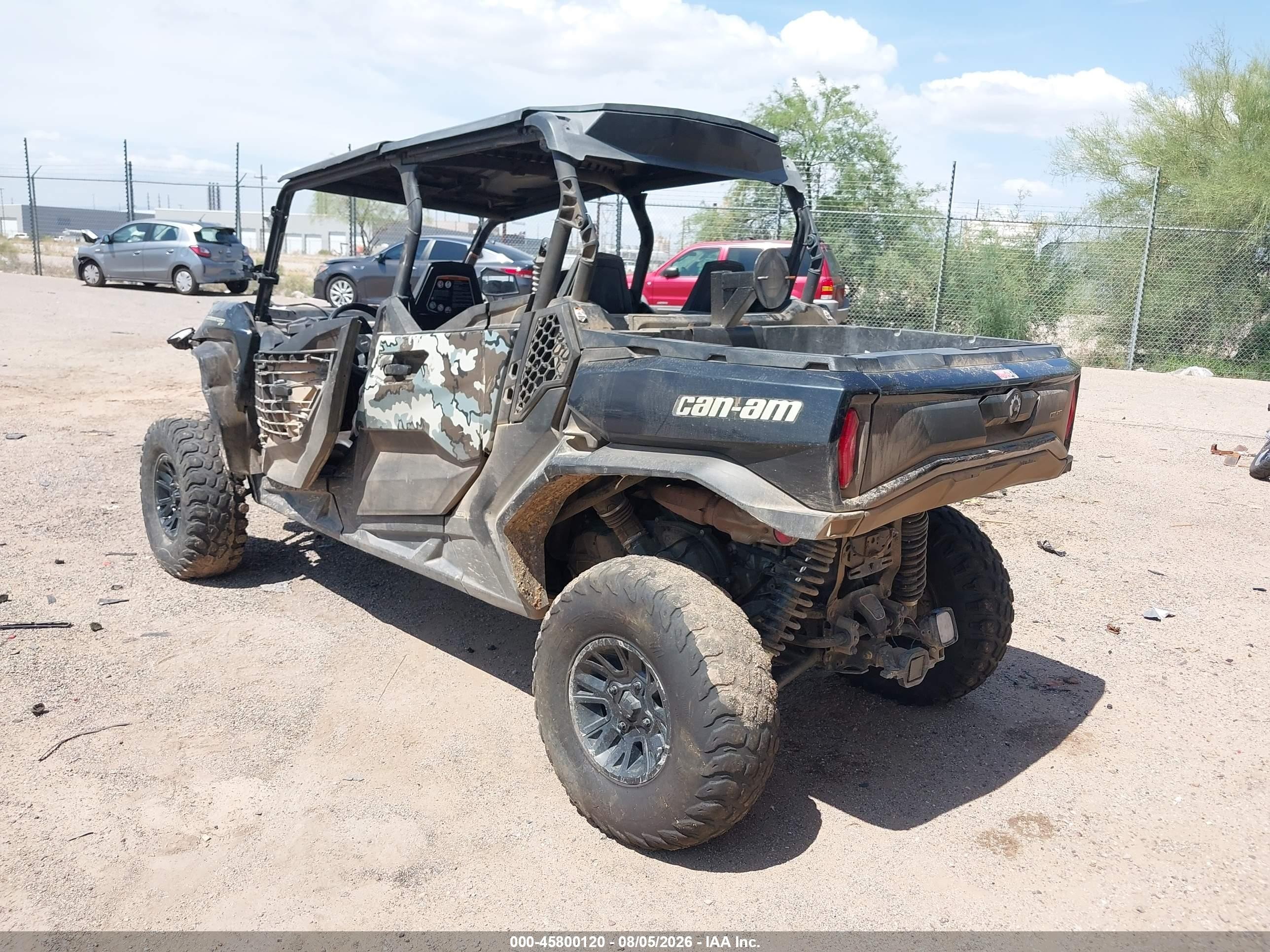 2023 Can-am/ brp Commander VIN 3JBACAX42PK000792 IAAI salvage auction — All Over, Salvage (Arizona), sold $4,200 on 2026-09-09 (photo 3)
