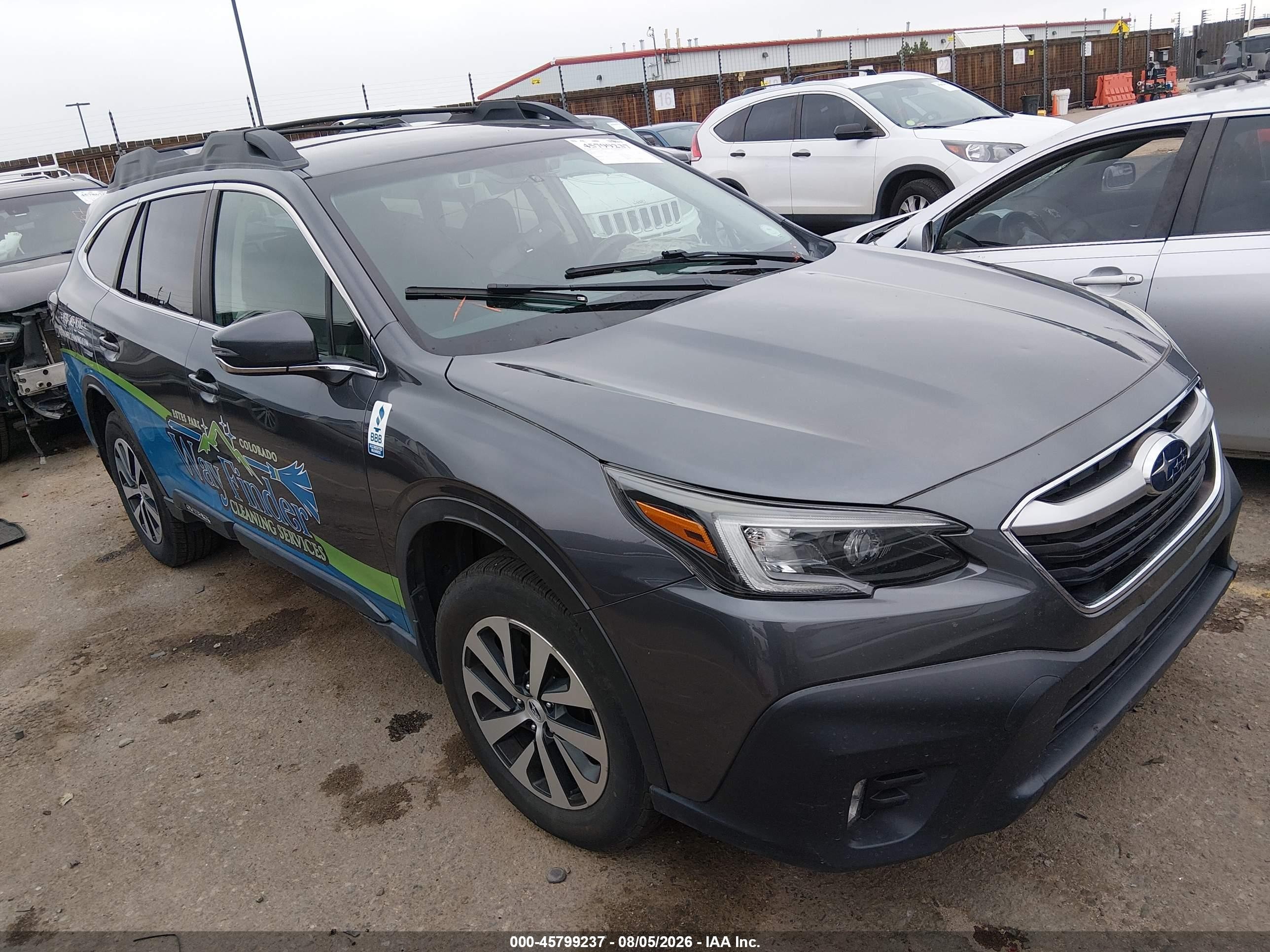 2021 Subaru Outback VIN 4S4BTADC4M3152597 — IAAI salvage auction photo