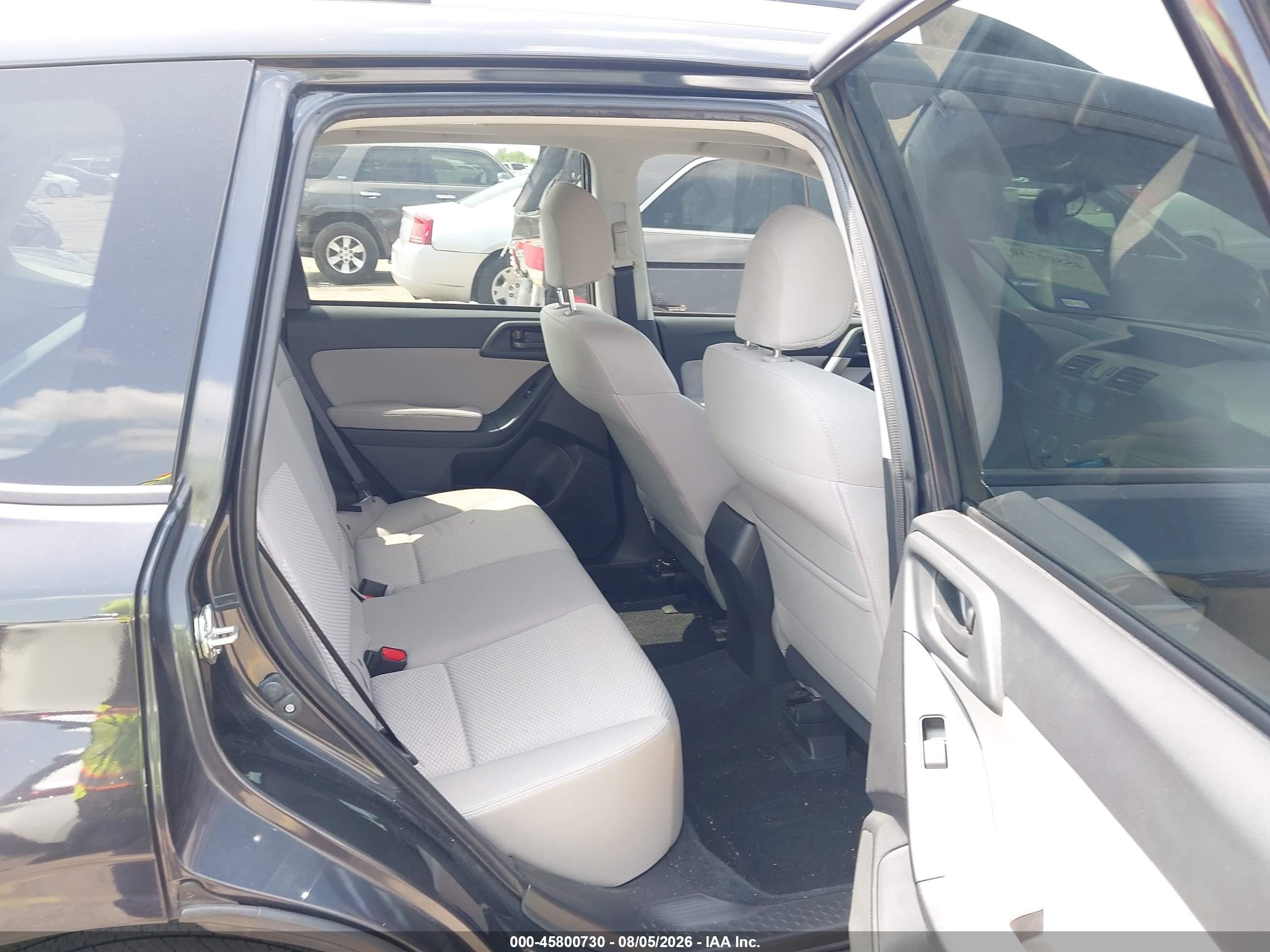 2015 Subaru Forester VIN JF2SJADC6FH595660 IAAI salvage auction — Side, Original (Texas), sold $1,725 on 2026-09-09 (photo 8)