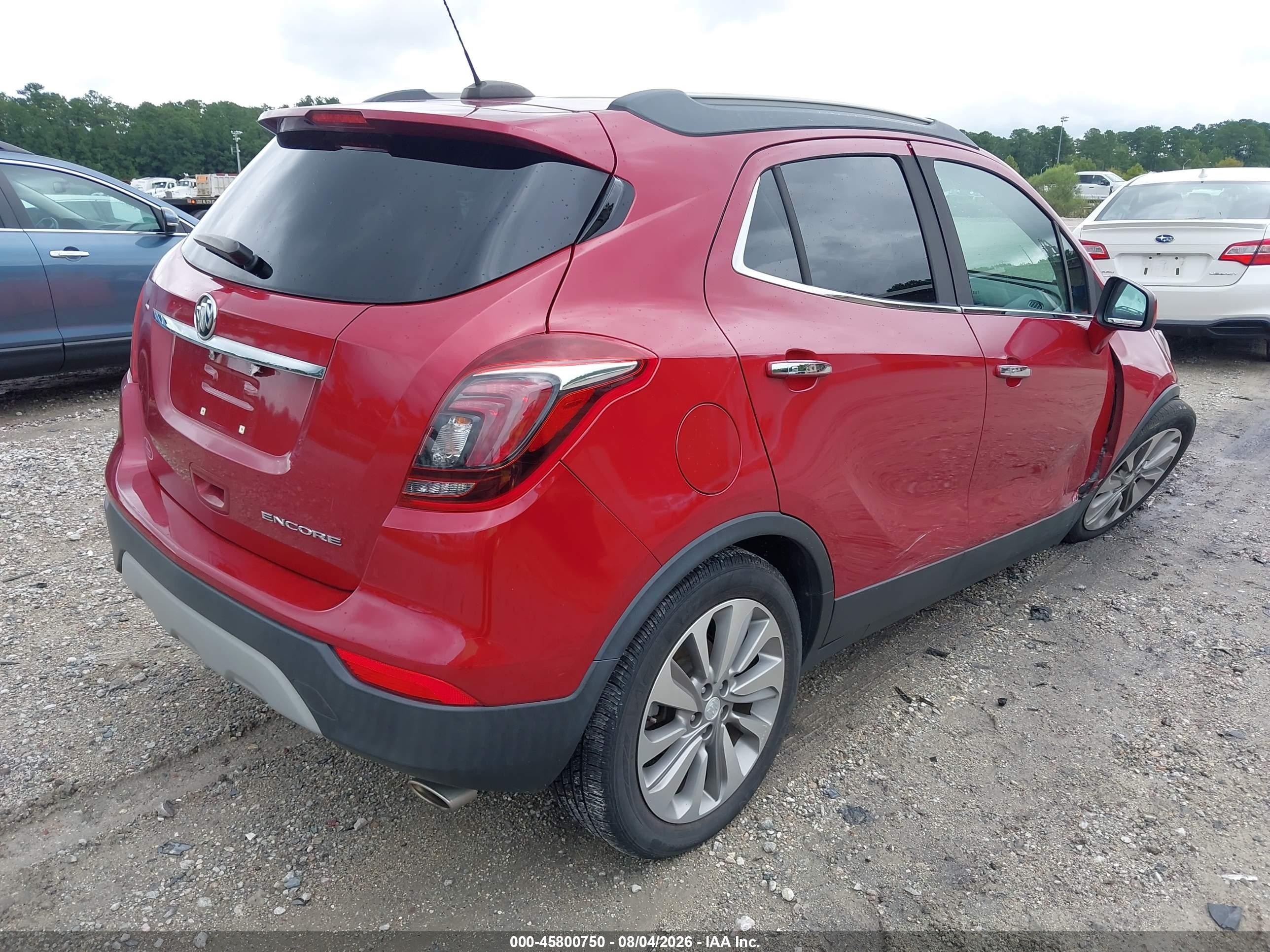 2020 Buick Encore VIN KL4CJASB9LB064443 IAAI salvage auction — Suspension, Salvage (North Carolina), sold $3,000 on 2026-09-24 (photo 4)