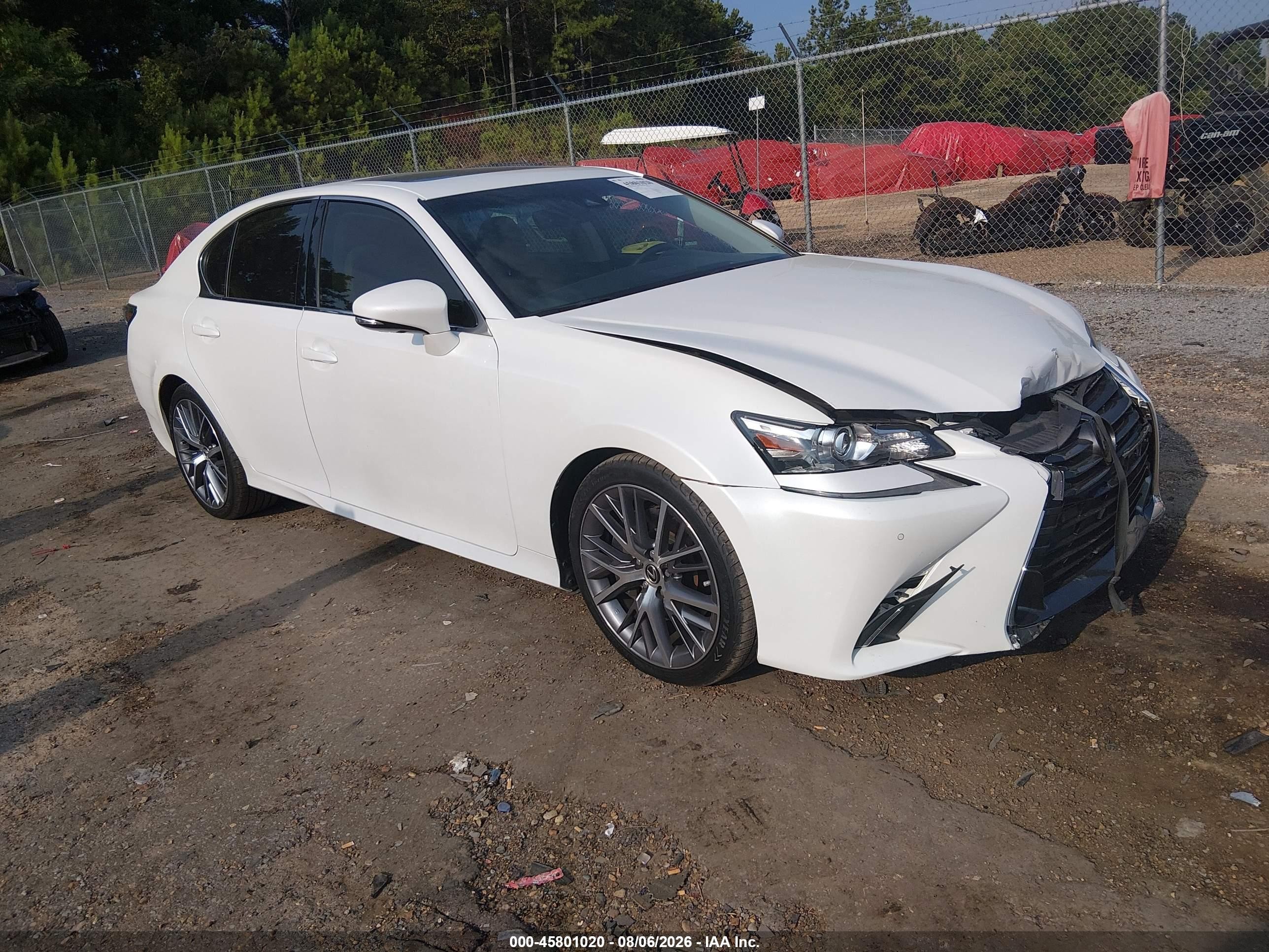 2019 Lexus GS 350 VIN JTHBZ1BL4KA017911 — IAAI salvage auction photo