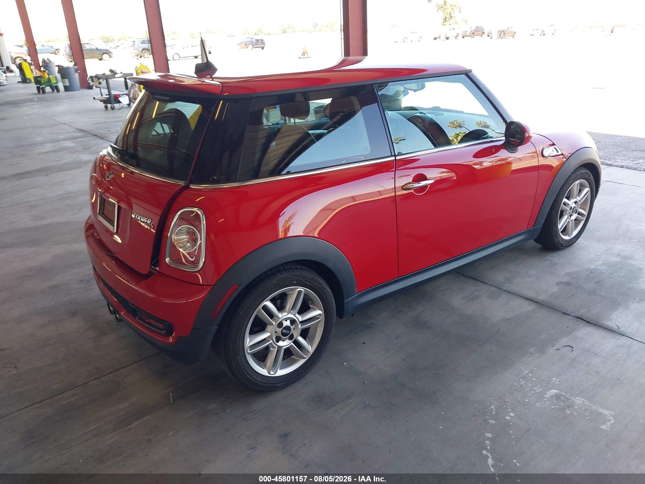 2012 Mini Cooper VIN WMWSV3C57CT386421 IAAI salvage auction — Normal Wear, Salvage (California), sold $1,700 on 2026-09-29 (photo 4)