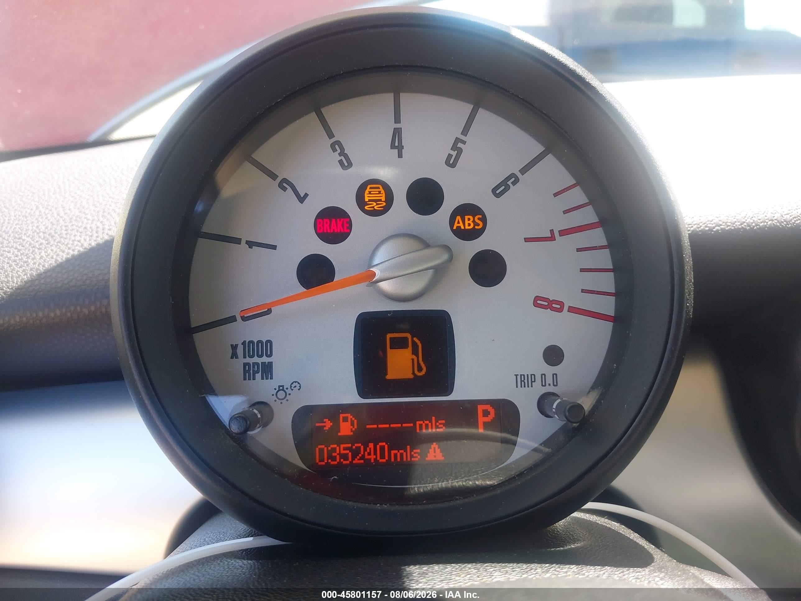 2012 Mini Cooper VIN WMWSV3C57CT386421 IAAI salvage auction — Normal Wear, Salvage (California), sold $1,700 on 2026-09-29 (photo 7)