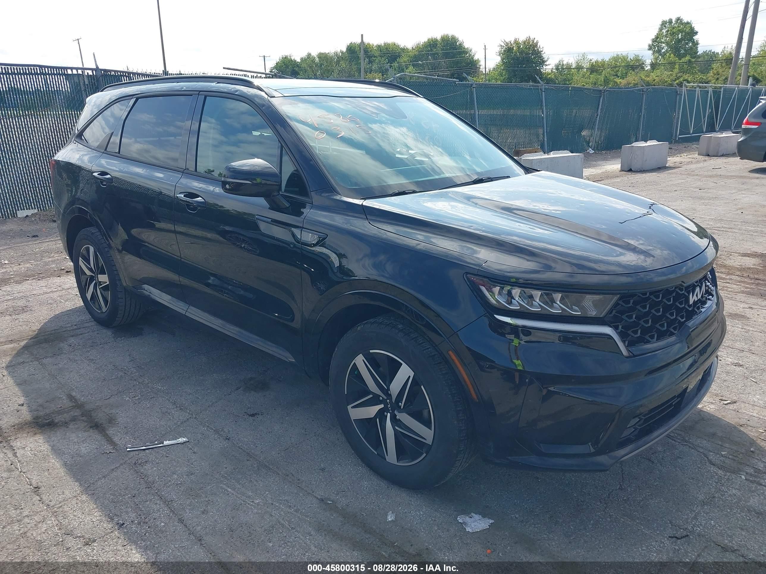 2023 Kia Sorento VIN 5XYRH4LF2PG203421 — IAAI salvage auction photo