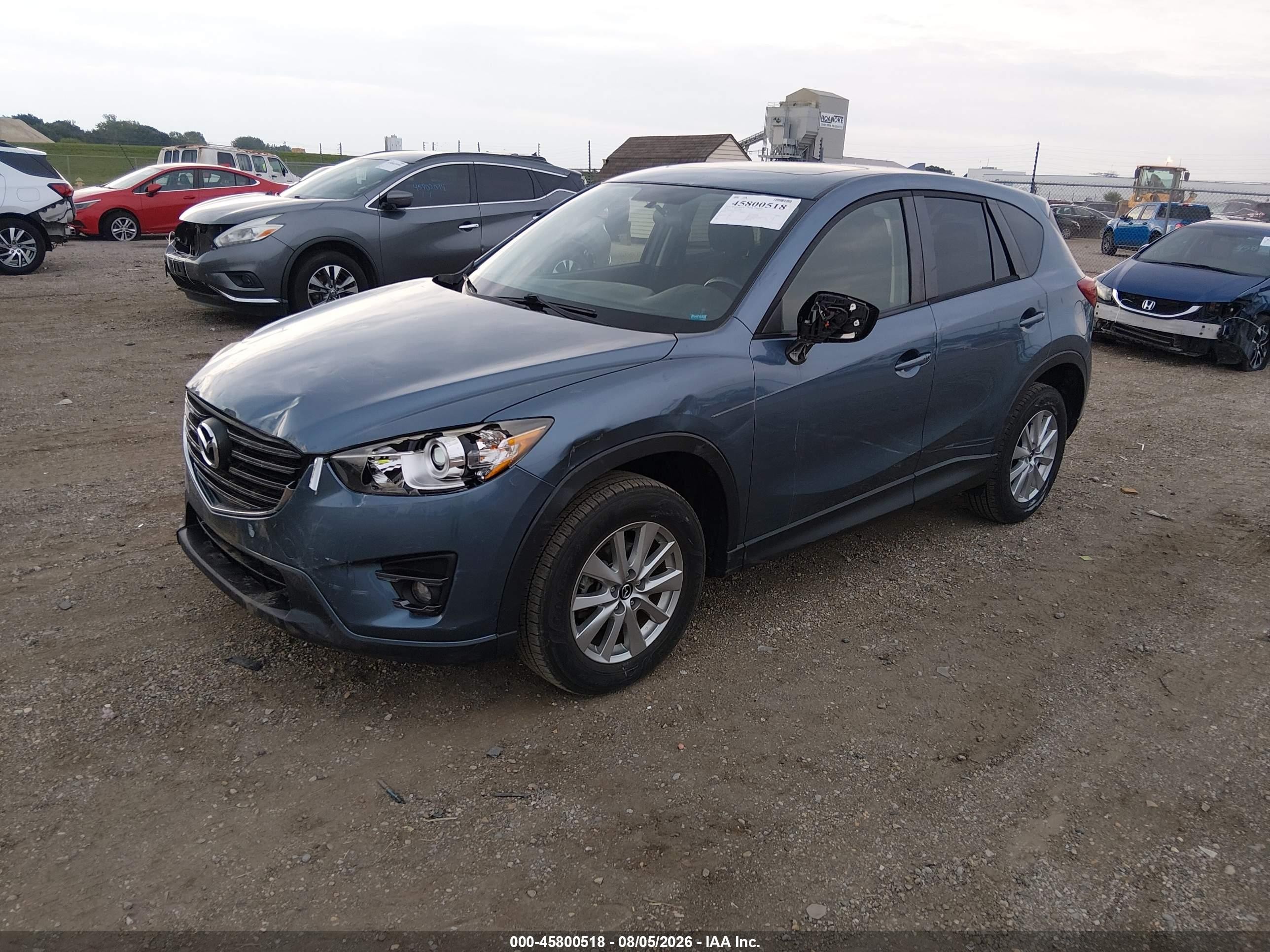 2016 Mazda Cx-5 VIN JM3KE2CY6G0672783 IAAI salvage auction — Front End, Salvage (Illinois), sold $2,700 on 2026-09-02 (photo 2)